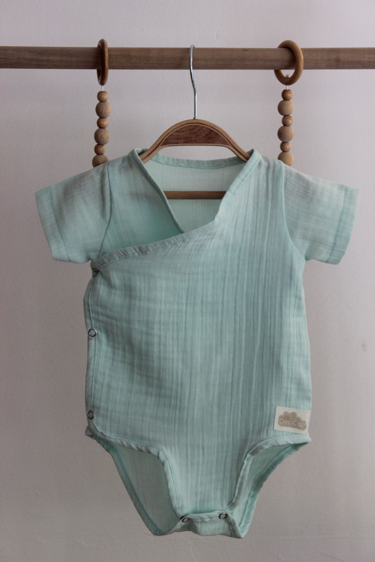 DeviCoo Unisex Alttan Çıtçıtlı Body