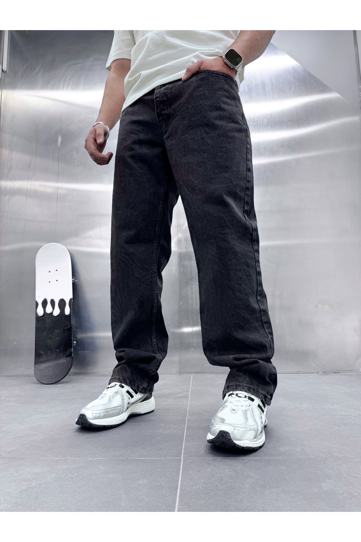 Deep Black Jeans YENİ SEZON ERKEK BAGGY PANTOLON