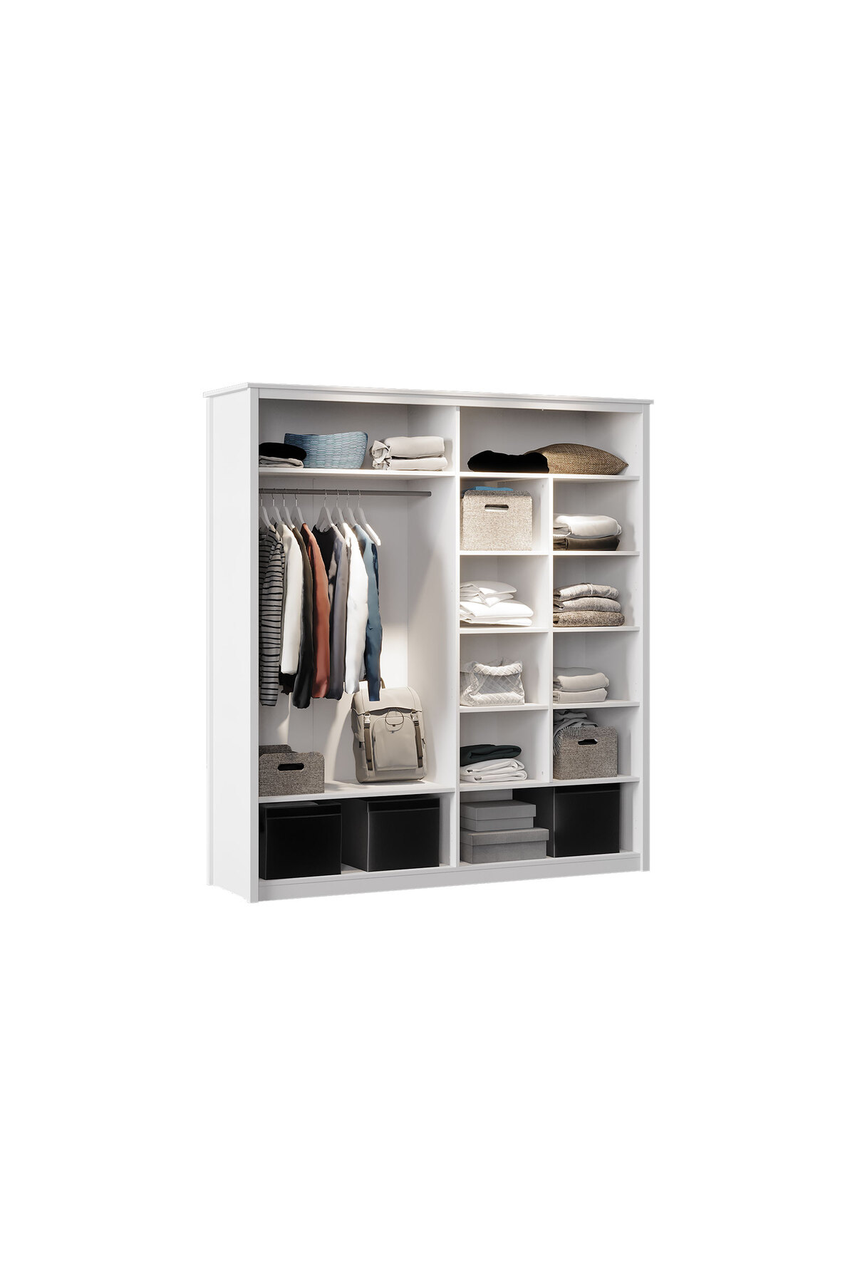 Almila Sento Moon 4 Kapaklı Dolap fotoğrafı 5 (önizleme)