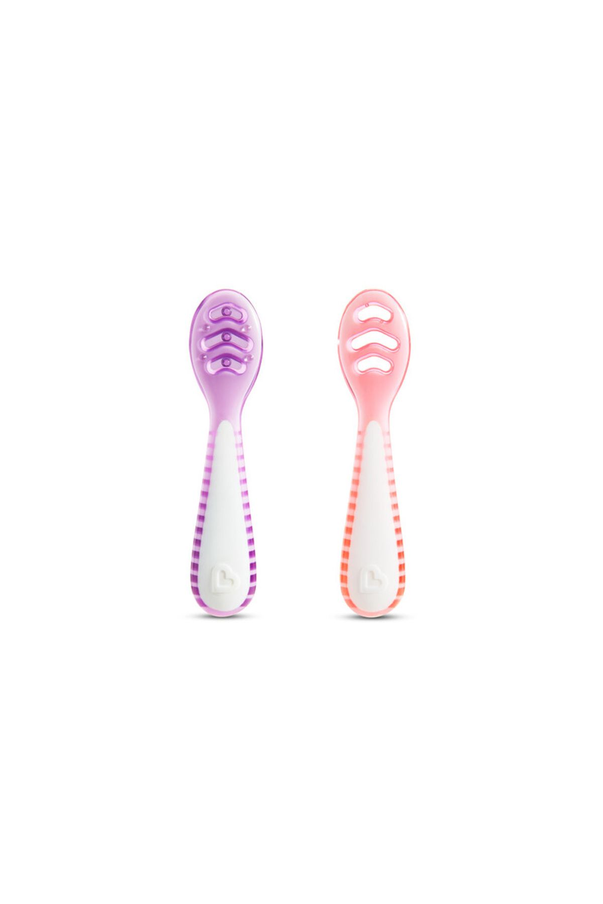 Munchkin ® Gentle Dip™ 2li Çok Aşamalı Ilk Bebek KAŞIĞI,4AY+ Pembe/mor, Unisex