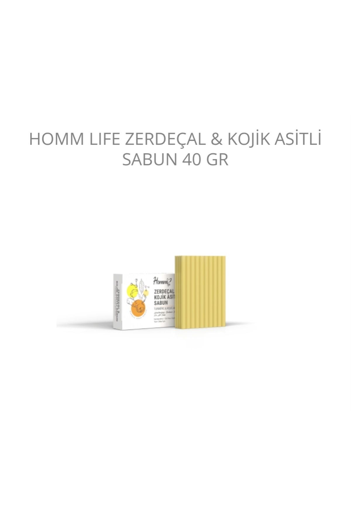 Homm Life zerdeçal & kojik asitli sabun