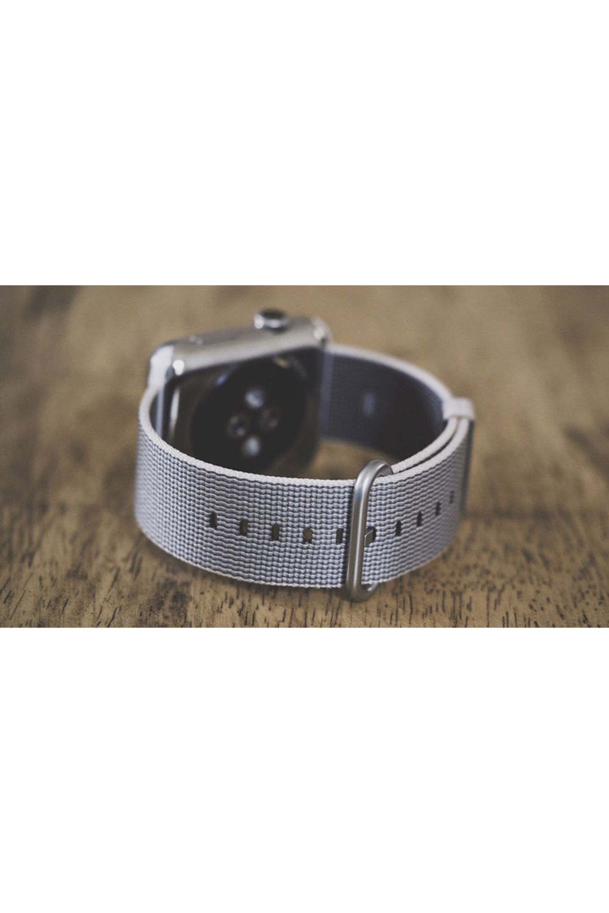 REDz Accessories-Curea sport compatibilă cu Apple Watch, nailon țesut, textil, albă - 38/40/41 mm 3