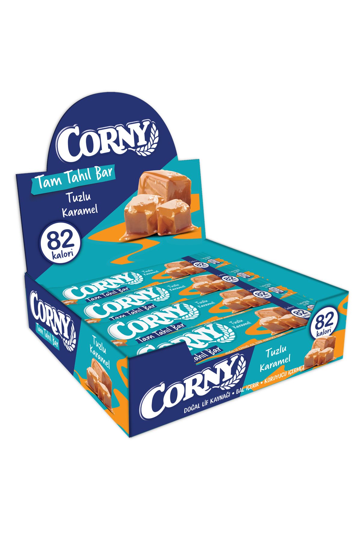 CORNY Tam Tahıl Bar Tuzlu Karamel 20 Grx12li