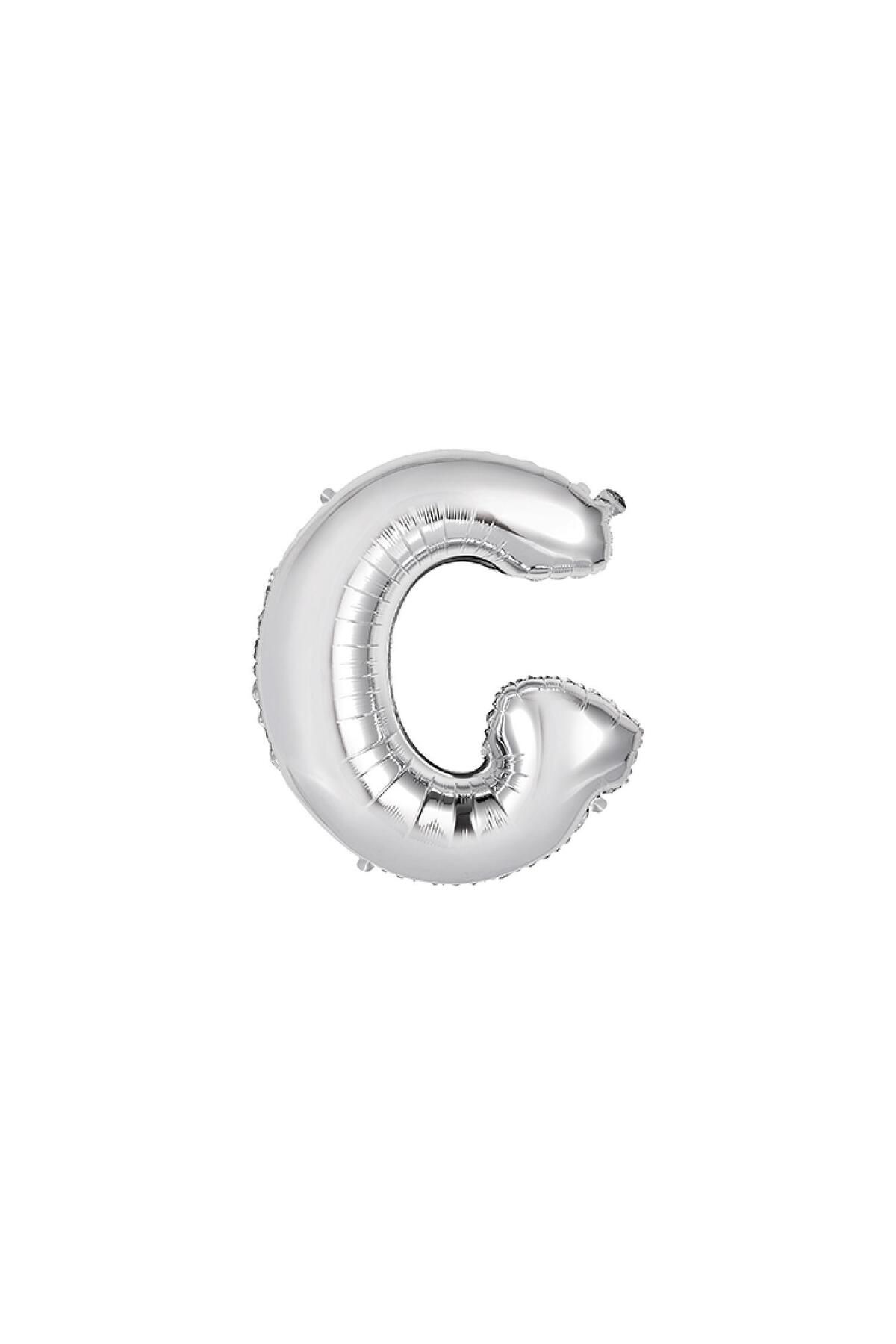 TATLI GÜNLER 26" FOLYO BALON HARF G GÜMÜŞ-HELYUM
