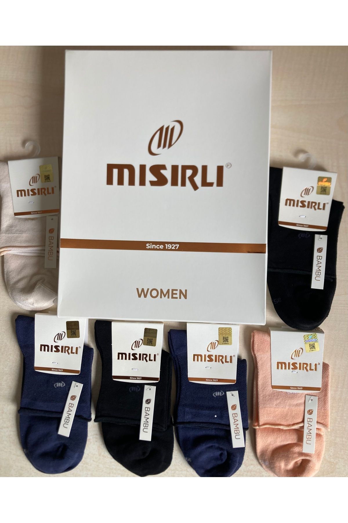 Mısırlı Bambu Diabetik Kısa Konç Dikişsiz Çorap 6'lı Paket