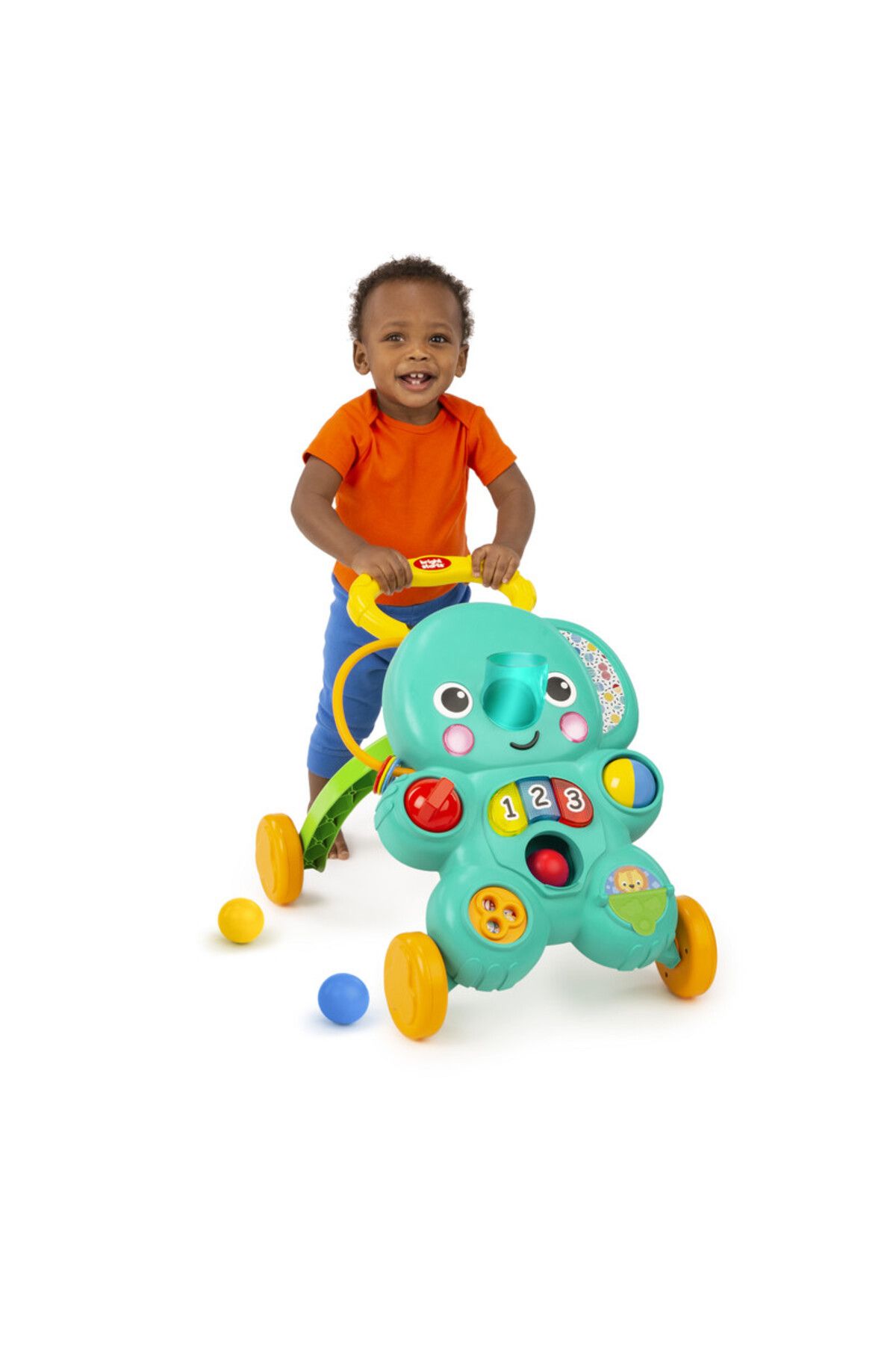 Bright Starts-Stroll ‘n Roll – 2-in-1 Baby Walker with Ball Drop & Activity Center, 6+ Months 2