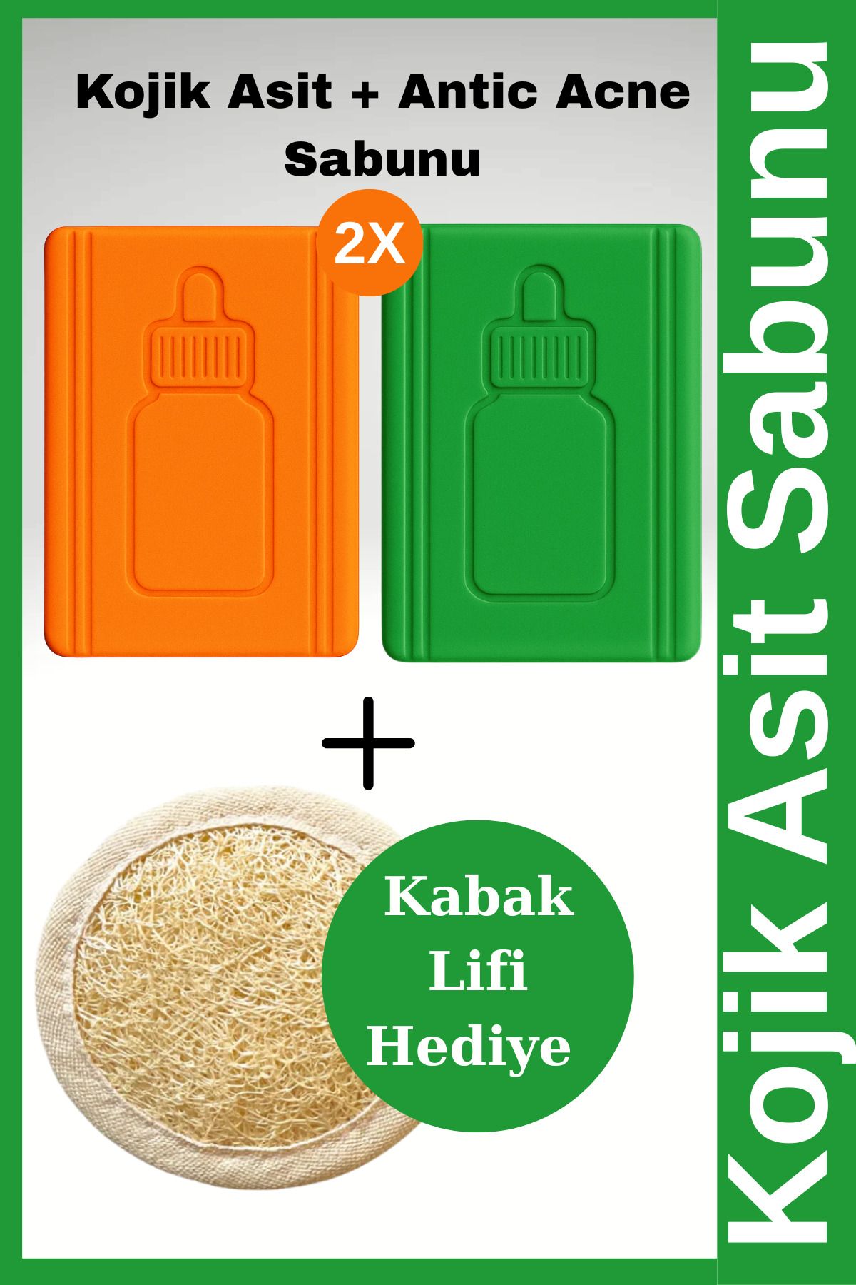 EPİZEN 2 Adet - Kojik Asit Sabunu Ve Anti Acne Sabunu Lekelere Ve Siyah Noktalara Karşı Özel Ürün