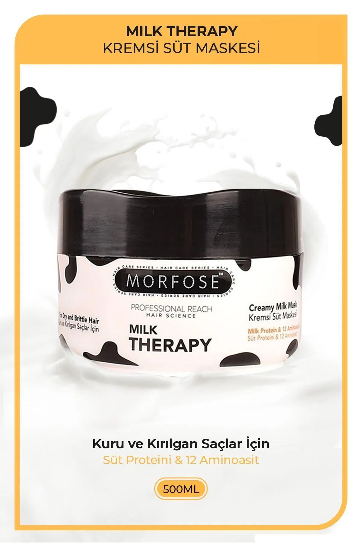 NEZADE STORE Milk Therapy Kremsi Süt Maskesi 500 ML - Bakım ve Canlılık - mrfs