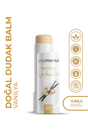 yeşilmarka Doğal Dudak Balmı- Vanilya- Organik Içerik- Nemlendirici Ve Onarıc...