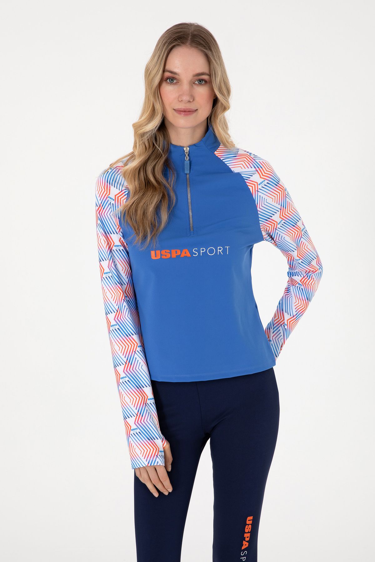 U.S. Polo Assn. Kadın İndigo Sweatshirt 50300732-VR028