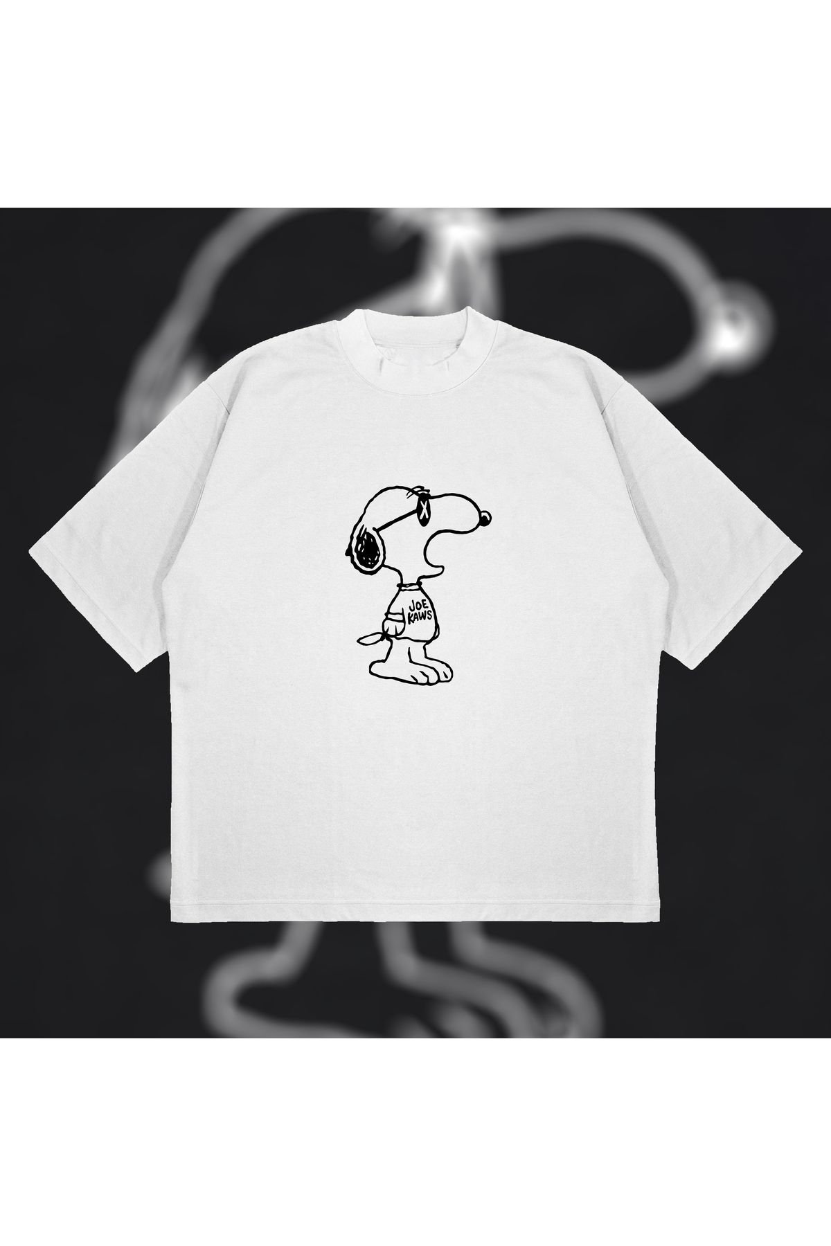 Tarzsokak Kaws X Snoopy Unisex Pamuklu Nefes Alan Kalın Kumaşlı