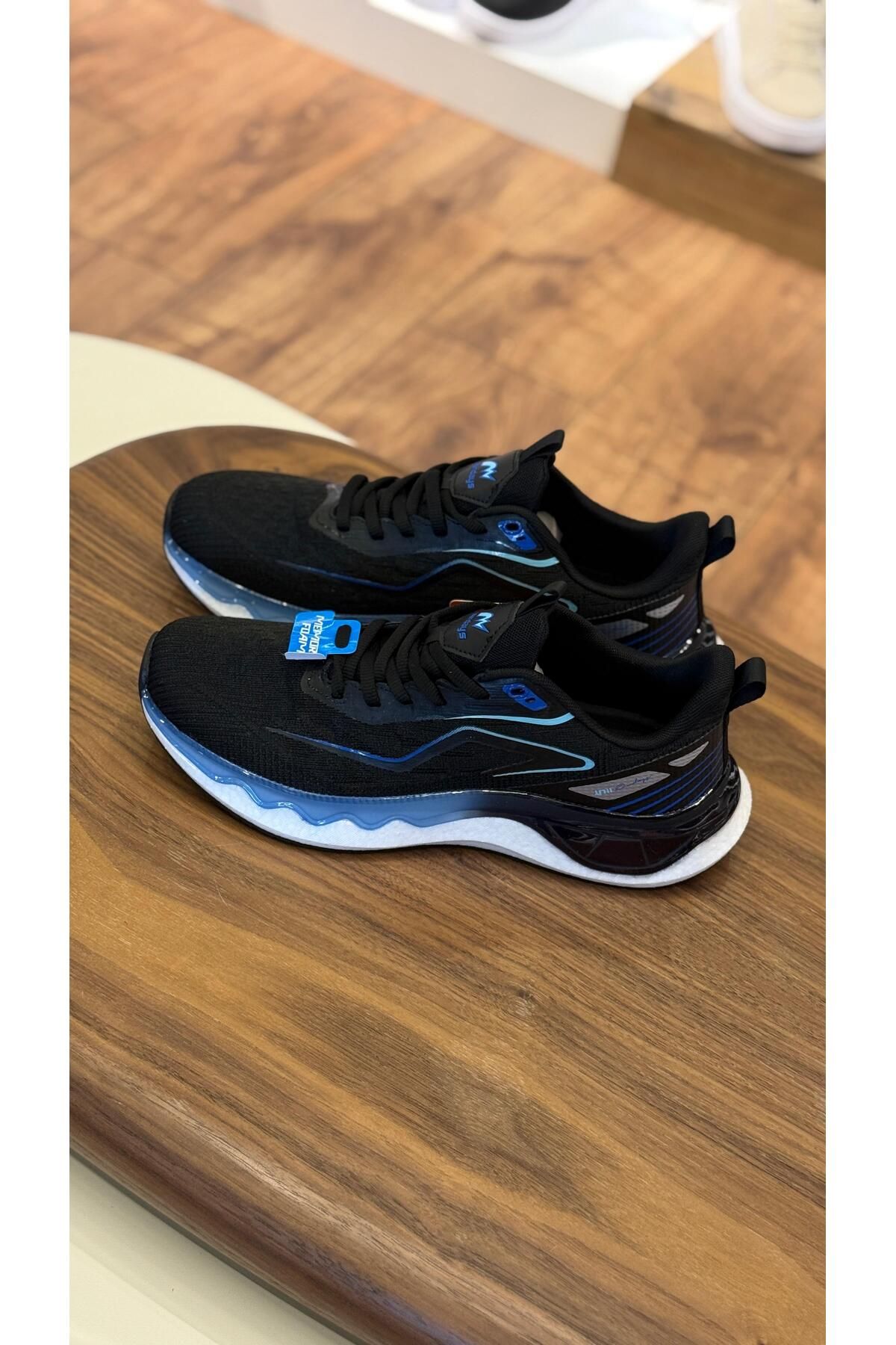 Paulo OWNDAYS SİYAH FİLELİ TRİKO ERKEK AYAKKABI SNEAKERS - ERKEK SPOR AYAKKABI