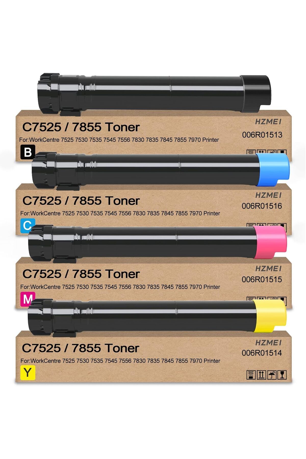 Xerox MUADİL WorkCentre 7525 7530 7535 7545 7556 7830 7835 7845 7855 7970 Black Cyan Magenta Yellow