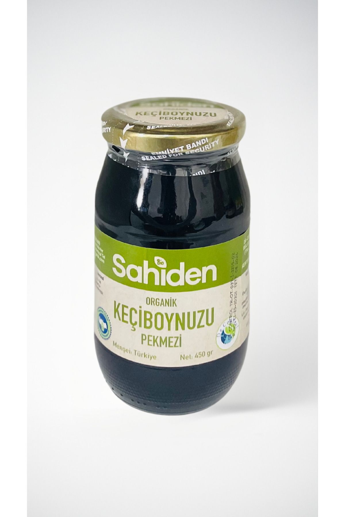 SAHİDEN ORGANİK ORGANİK KEÇİBOYNUZU PEKMEZİ - 450 GR