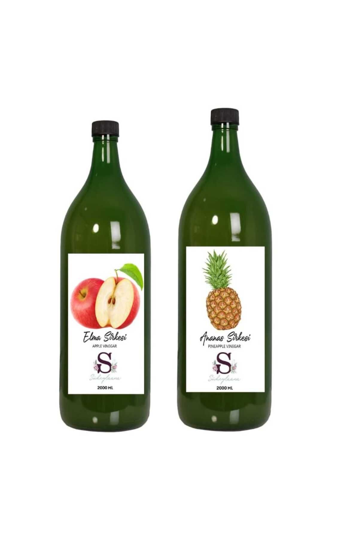 Süheylaana Doğal Enginar Sirkesi 2000 Ml - Doğal Ananas Sirkesi 2000 Ml