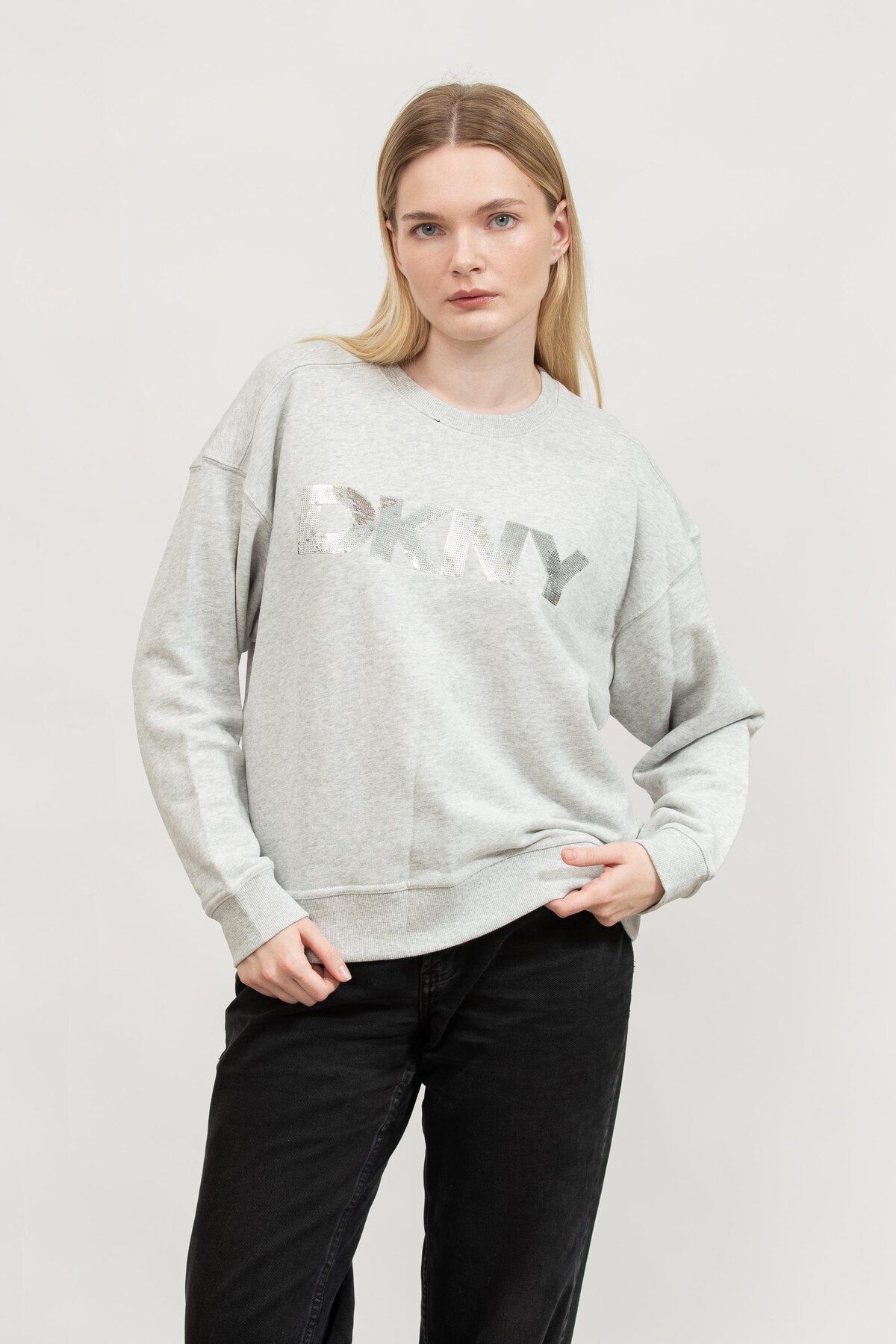 Dkny Kadın Bisiklet Yaka Sweatshirt