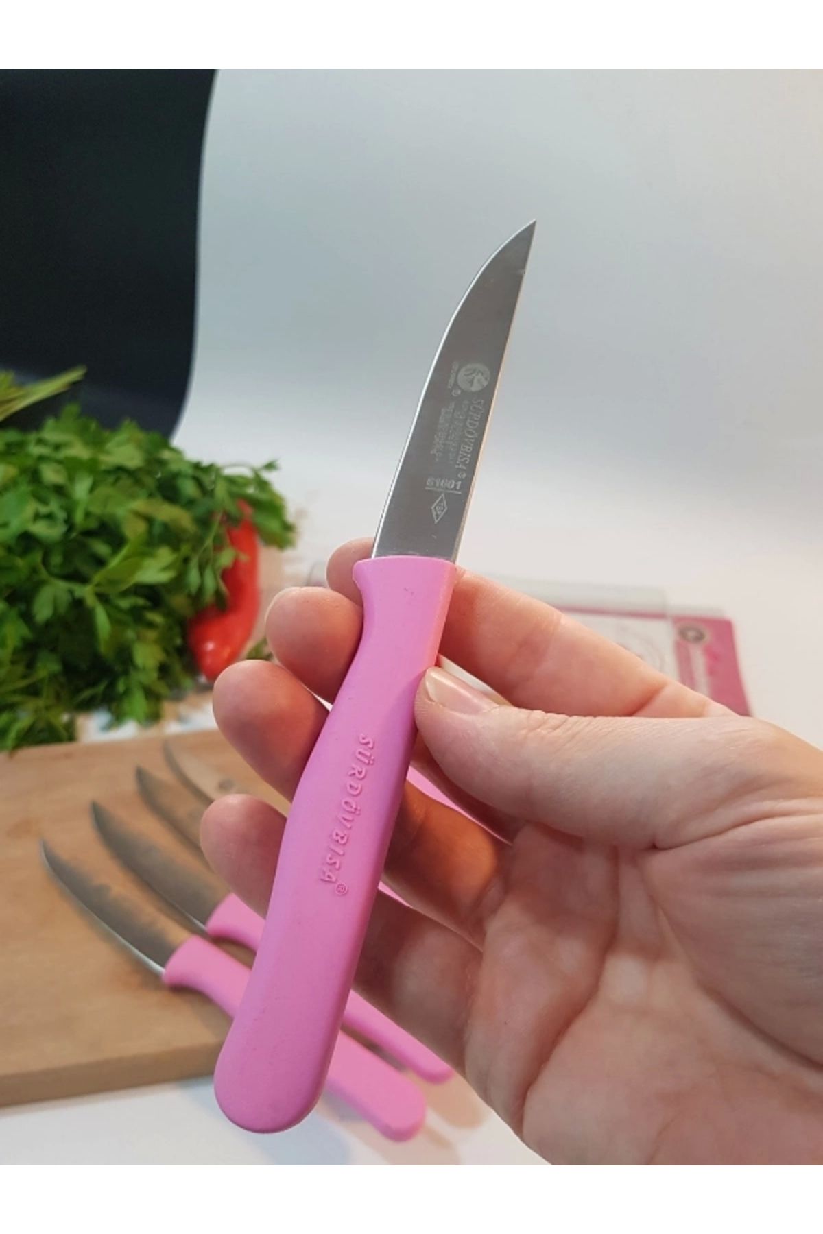 Sürbisa Meyve Takımı Pembe 6'lı 61007 7.0 Cm