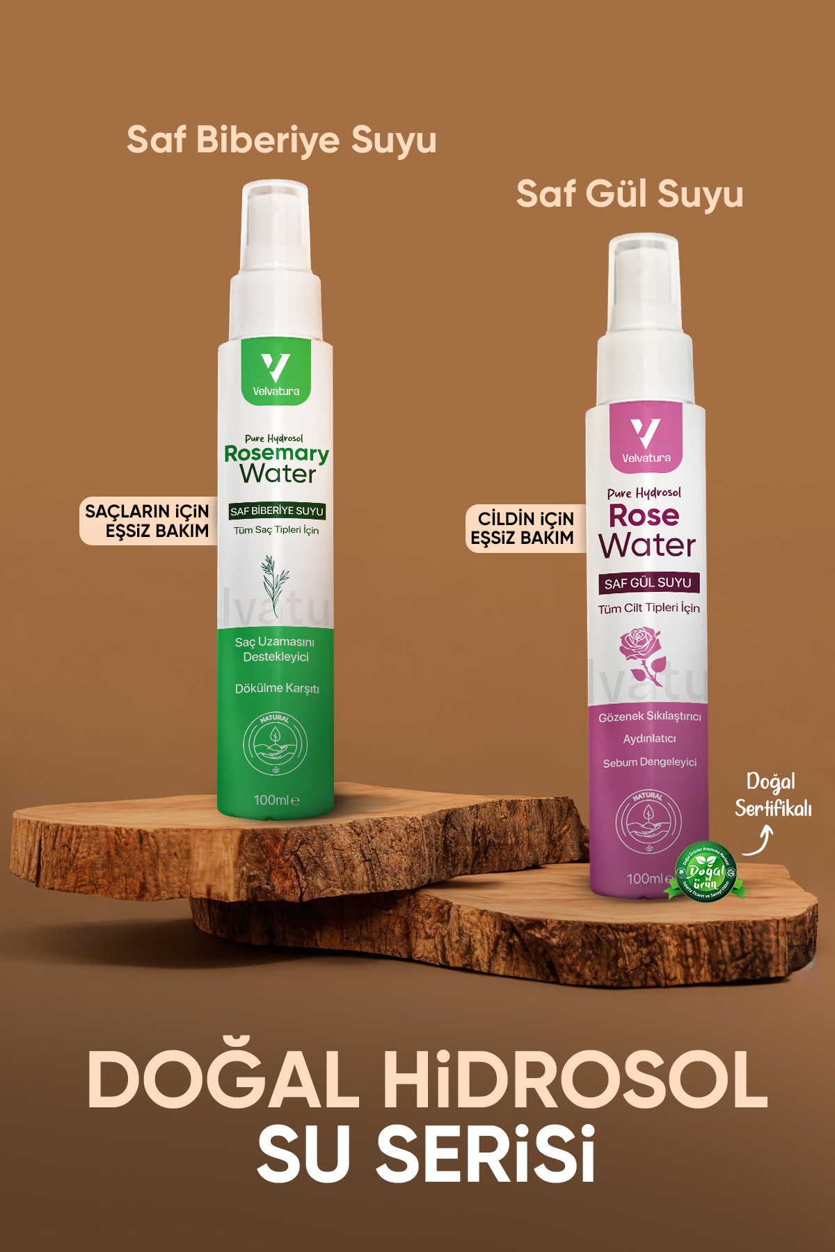 Gül Suyu Gözenek Sıkılaştırıcı Aydınlatıcı Ve Arındırıcı Tonik %100 Doğal Ve Saf 100 ml — 33000 — تصویر 9 از 9