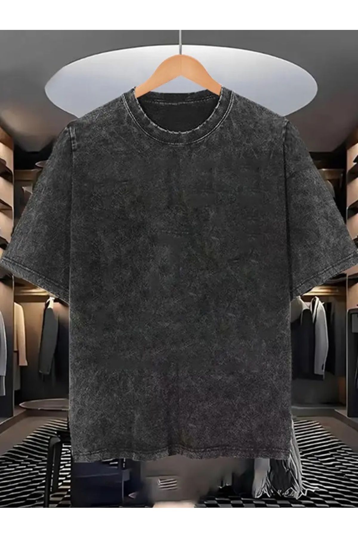 Touz Moda Basic Unisex Oversize T-Shirt