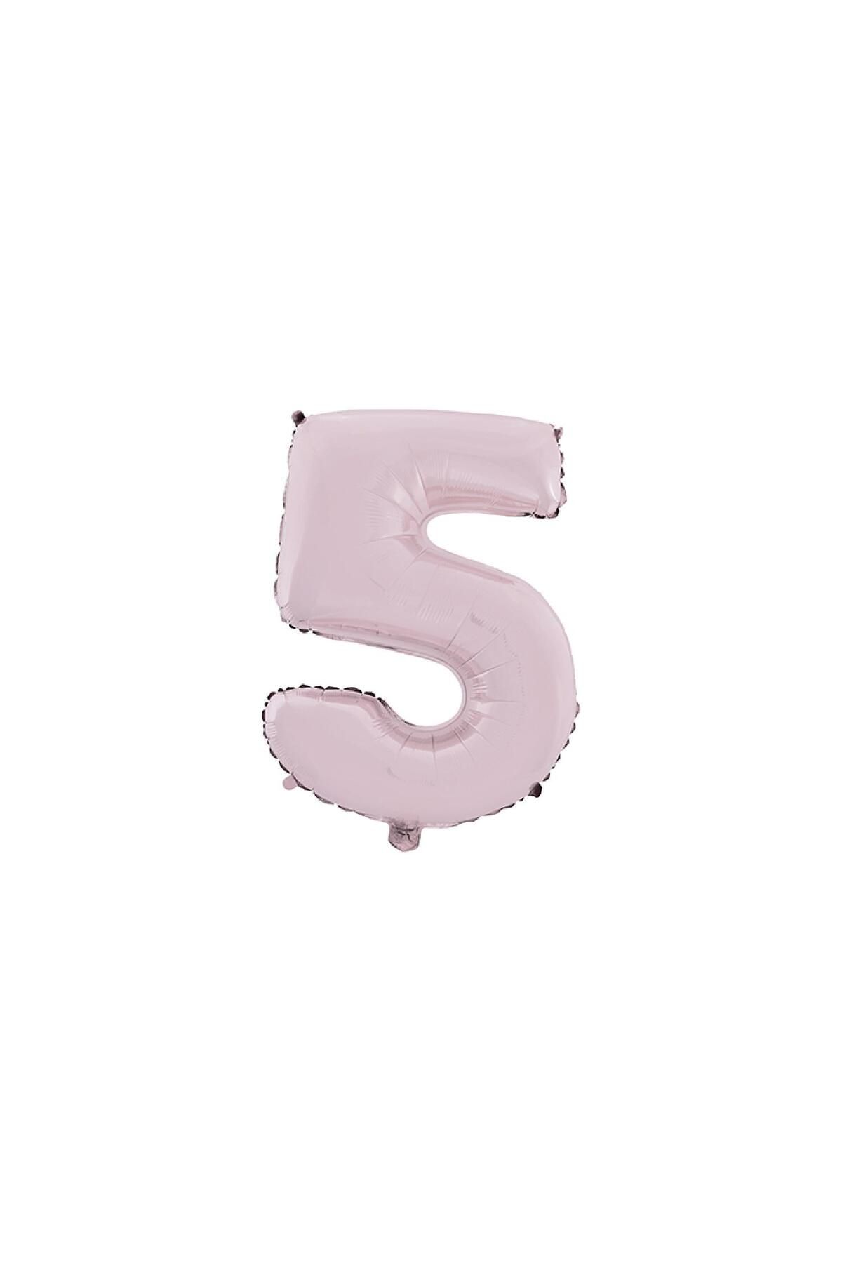 TATLI GÜNLER 26" FOLYO BALON RAKAM 5 MAT PEMBE-HELYUM
