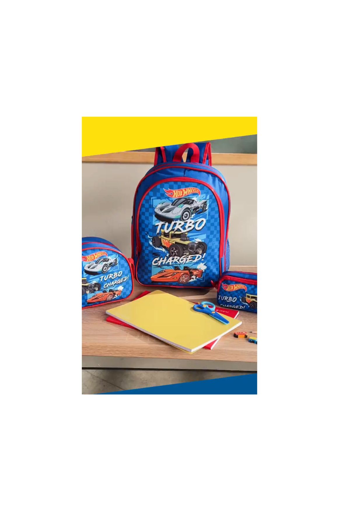 HOT WHEELS Okul Çantası Seti