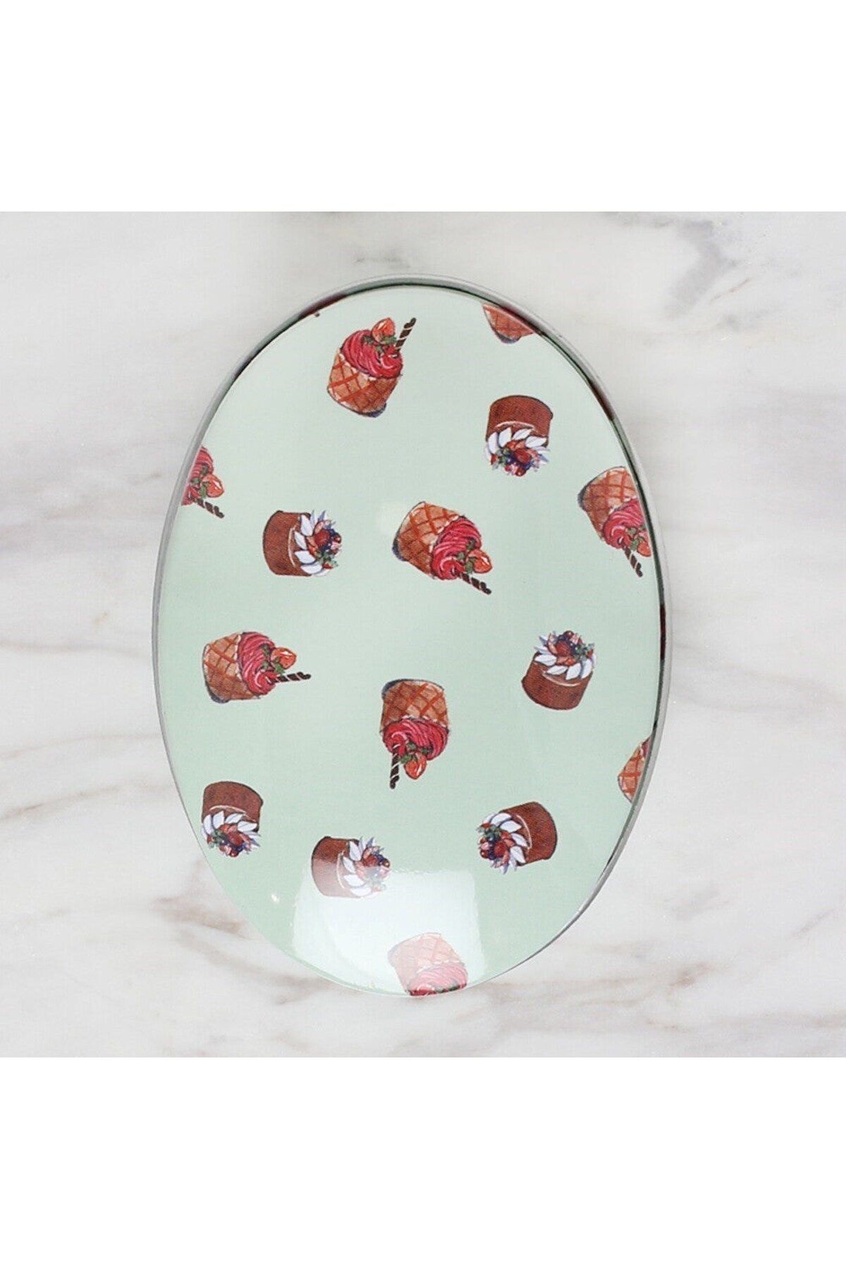 Emperium Loren Metal Saklama Kutusu Oval