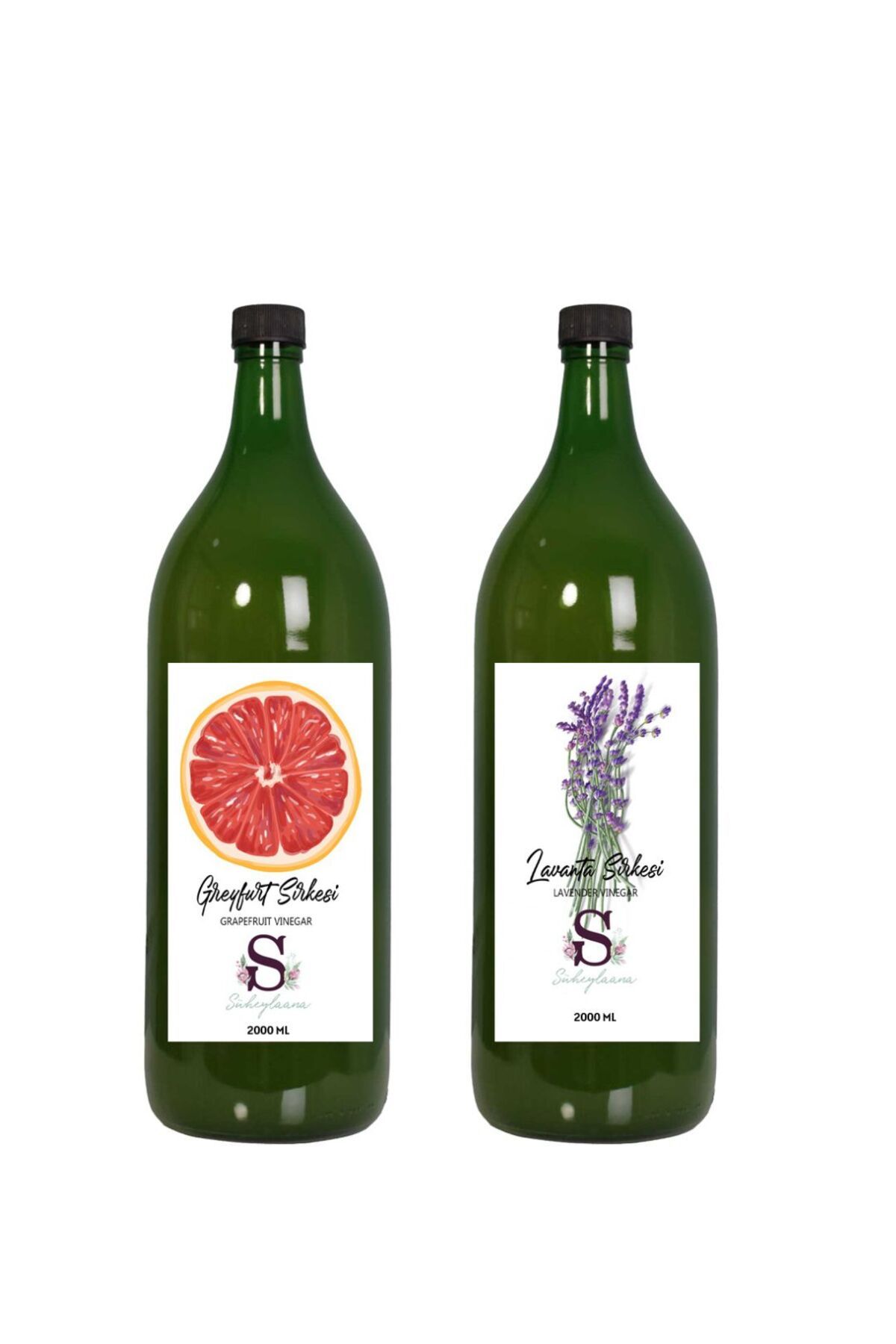 Süheylaana Doğal Greyfurt Sirkesi 2000 Ml - Doğal Lavanta Sirkesi 2000 Ml