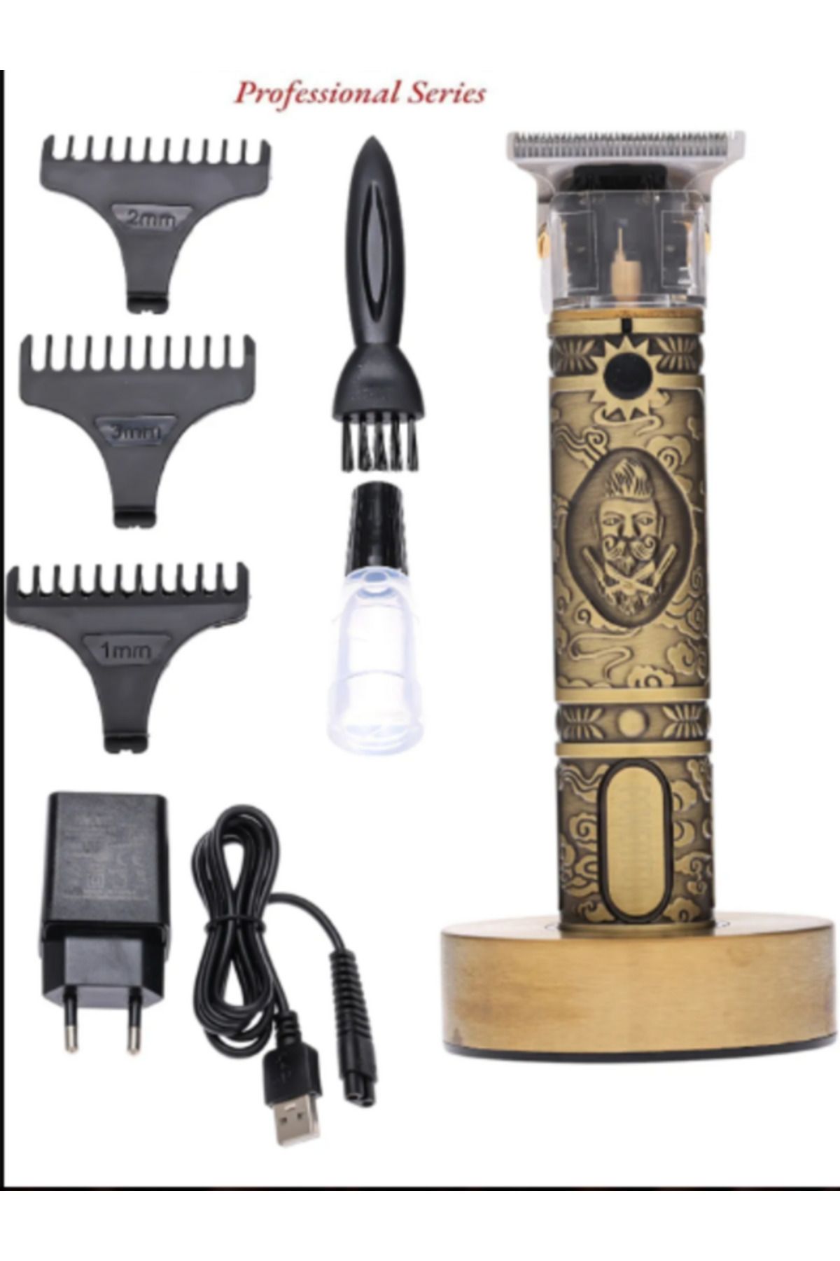 POWERTEC POWERMECH 1818 Şarjlı Tıraş Makinesi Saç-Sakal-Ense-Vücut Lazer Öncesi (Standlı Yeni Versiyon)