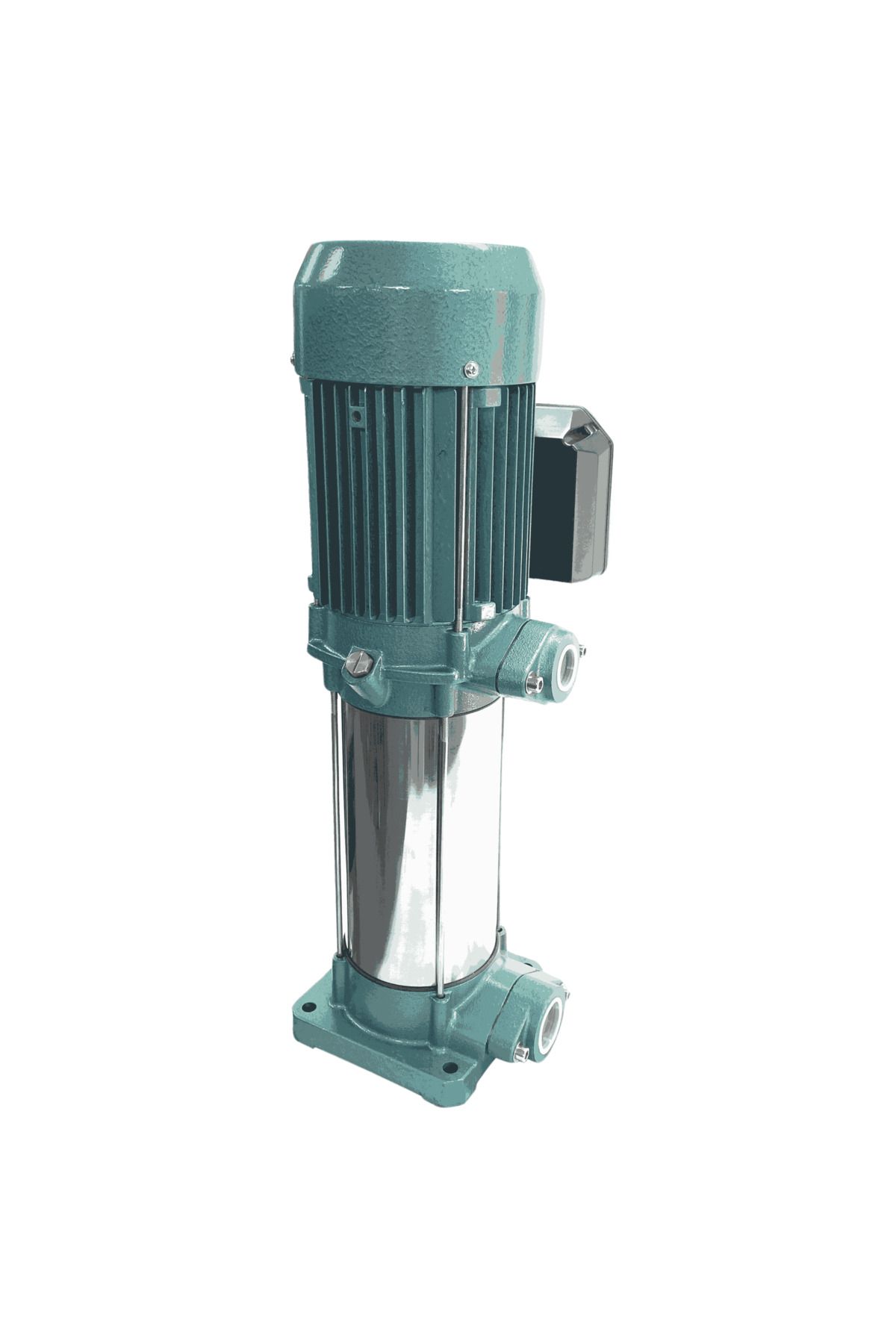 logipump Varan HMC 145-8SV Dikey Kademeli Paslanmaz Santrifüj Pompa 3,3 HP / 2.5 kW, Trifaze 380 V, 103 Mss,