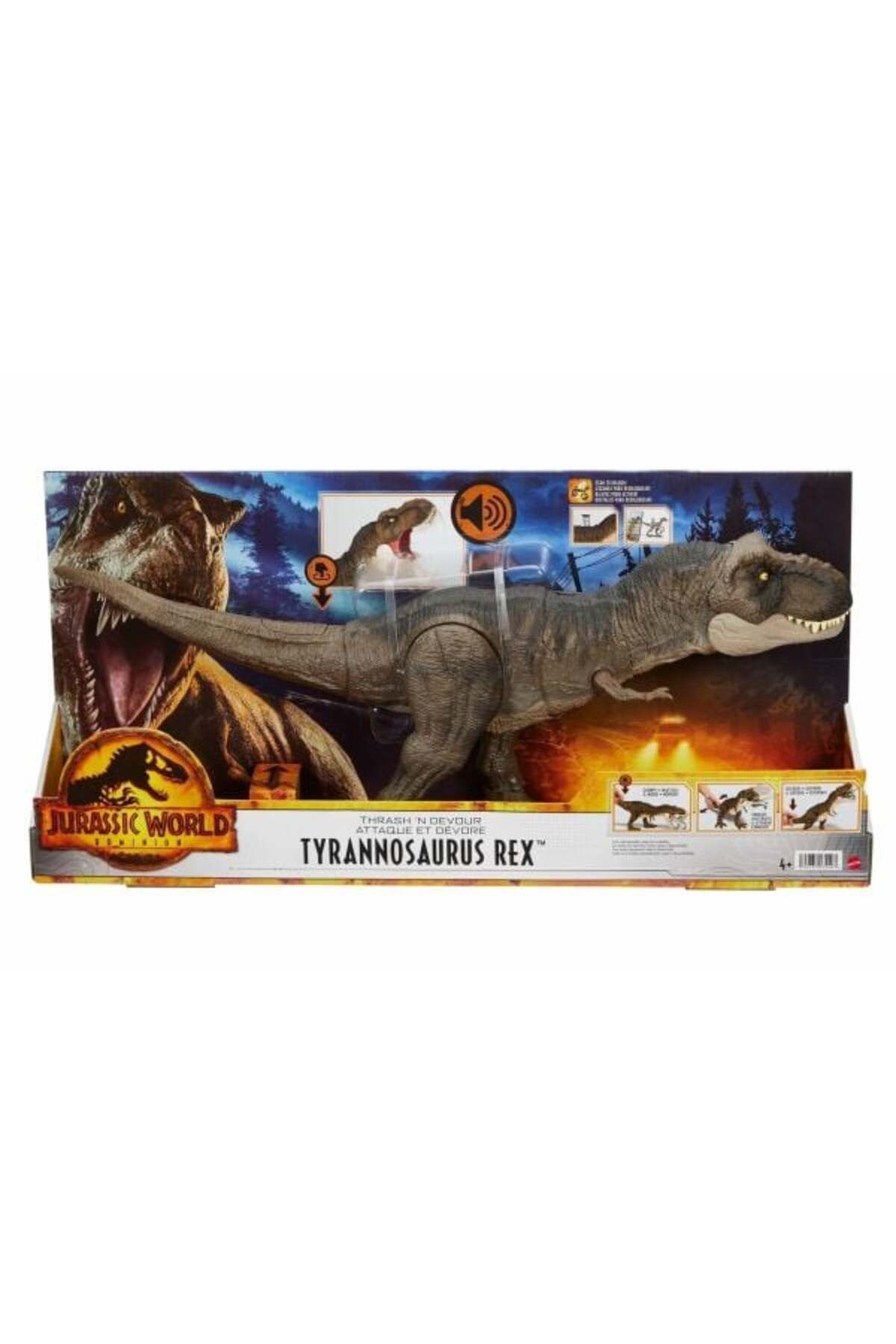 MATMEL Mattel Jurassic World Güçlü Isırıklar Dinozor HDY5