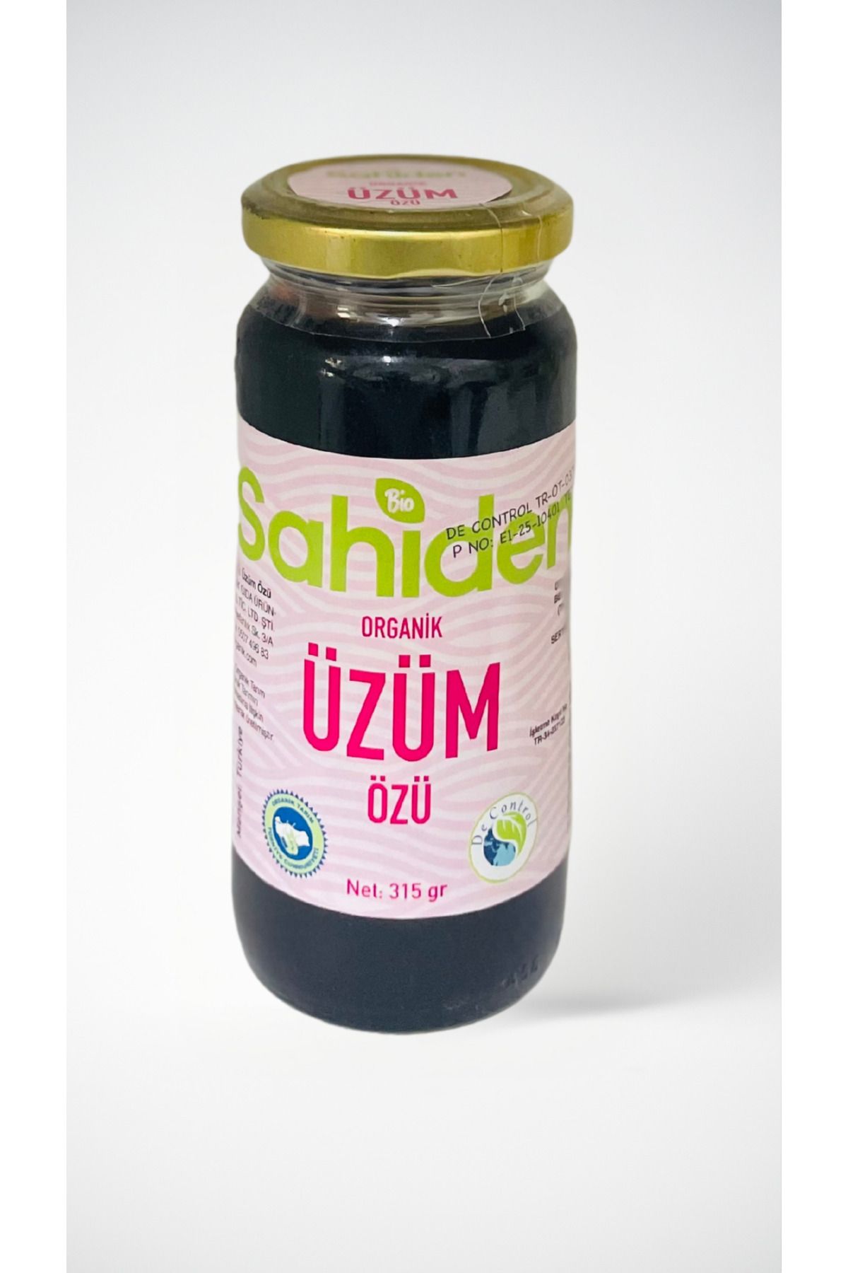 SAHİDEN ORGANİK ORGANİK ÜZÜM ÖZÜ - 315 GR