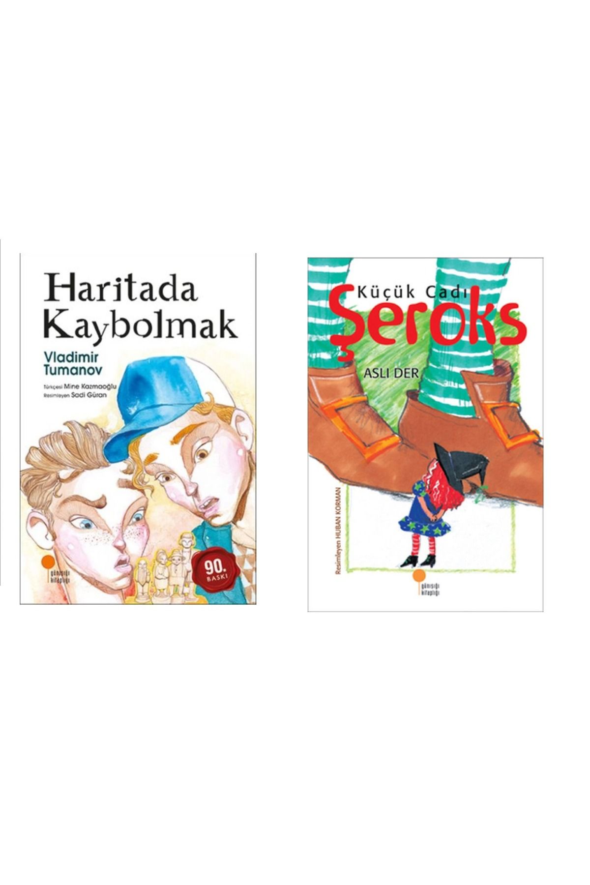 Günışığı Kitaplığı Haritada Kaybolmak & Küçük Cadı Şeroks ( 2 Li Set)