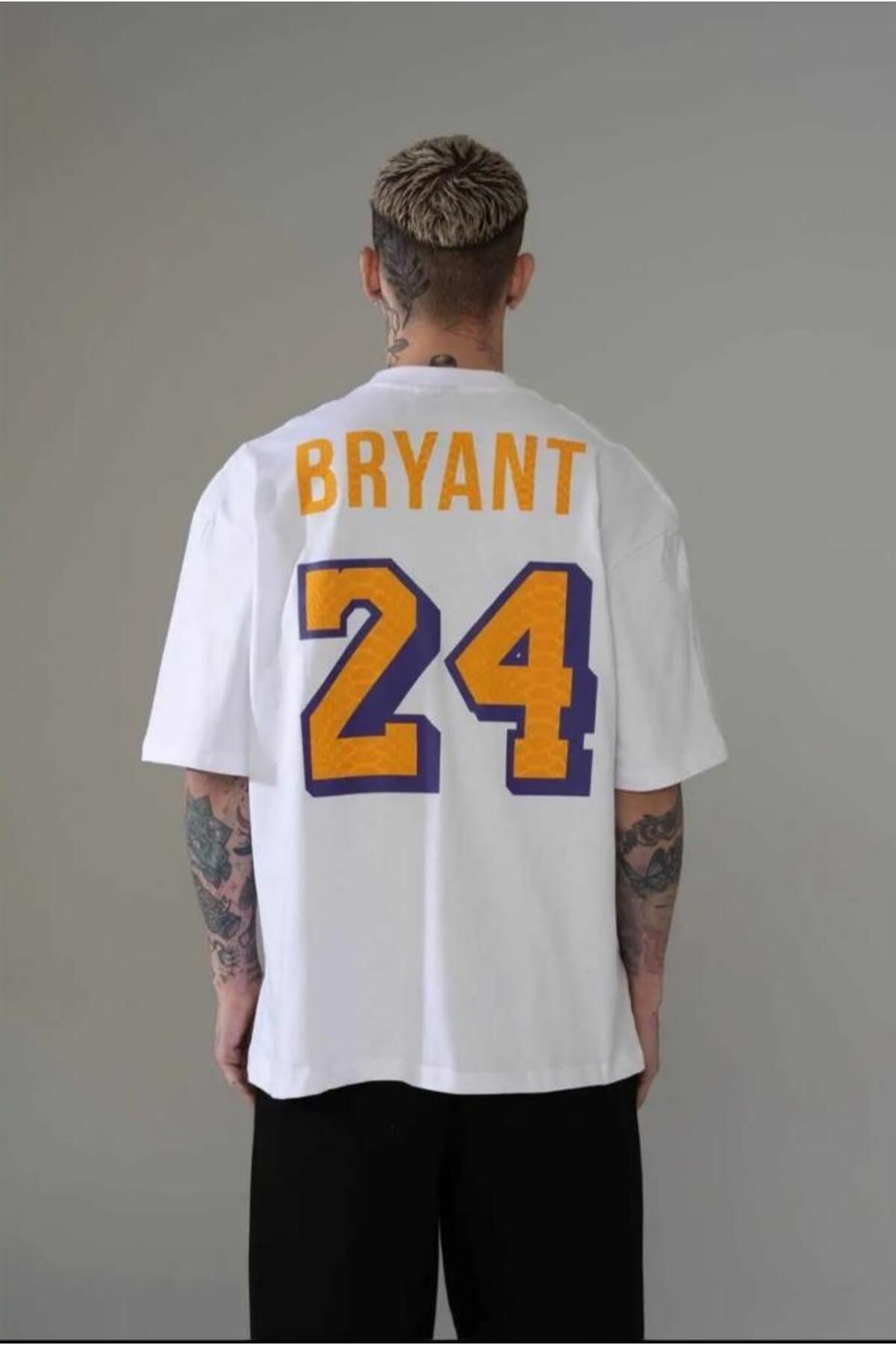 Ral Sport Unisex Oversize Lakers T-Shirt Beyaz
