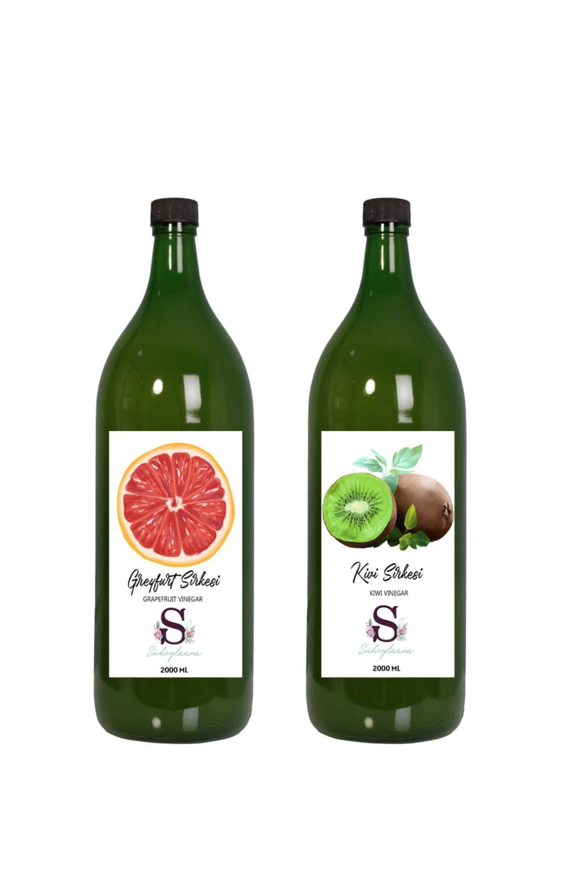 Süheylaana Doğal Greyfurt Sirkesi 2000 Ml - Doğal Kivi Sirkesi 2000 Ml