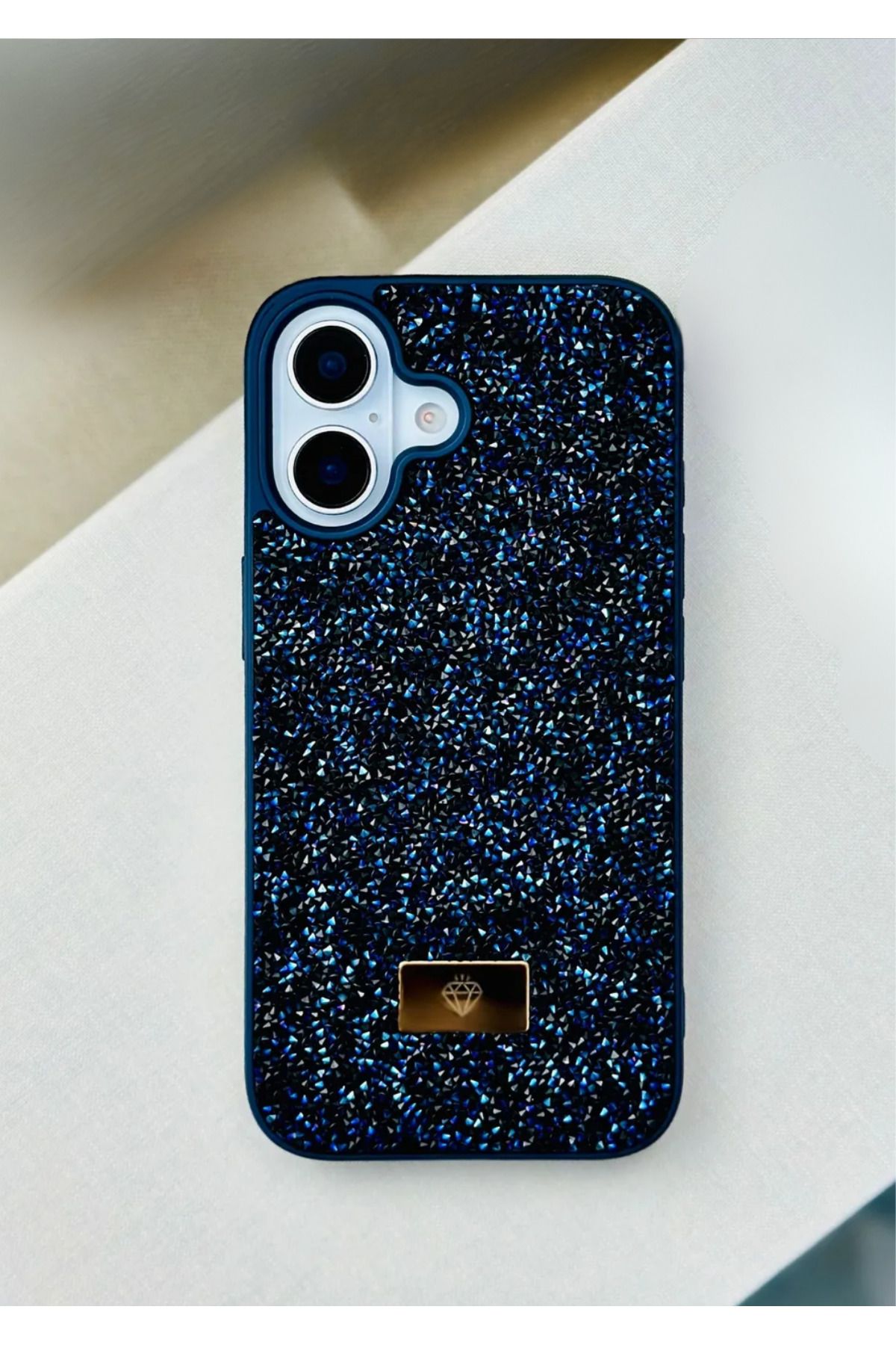 BCASE İphone 16 Taşlı Kılıf Parlak Elmas Tasarım Lüx