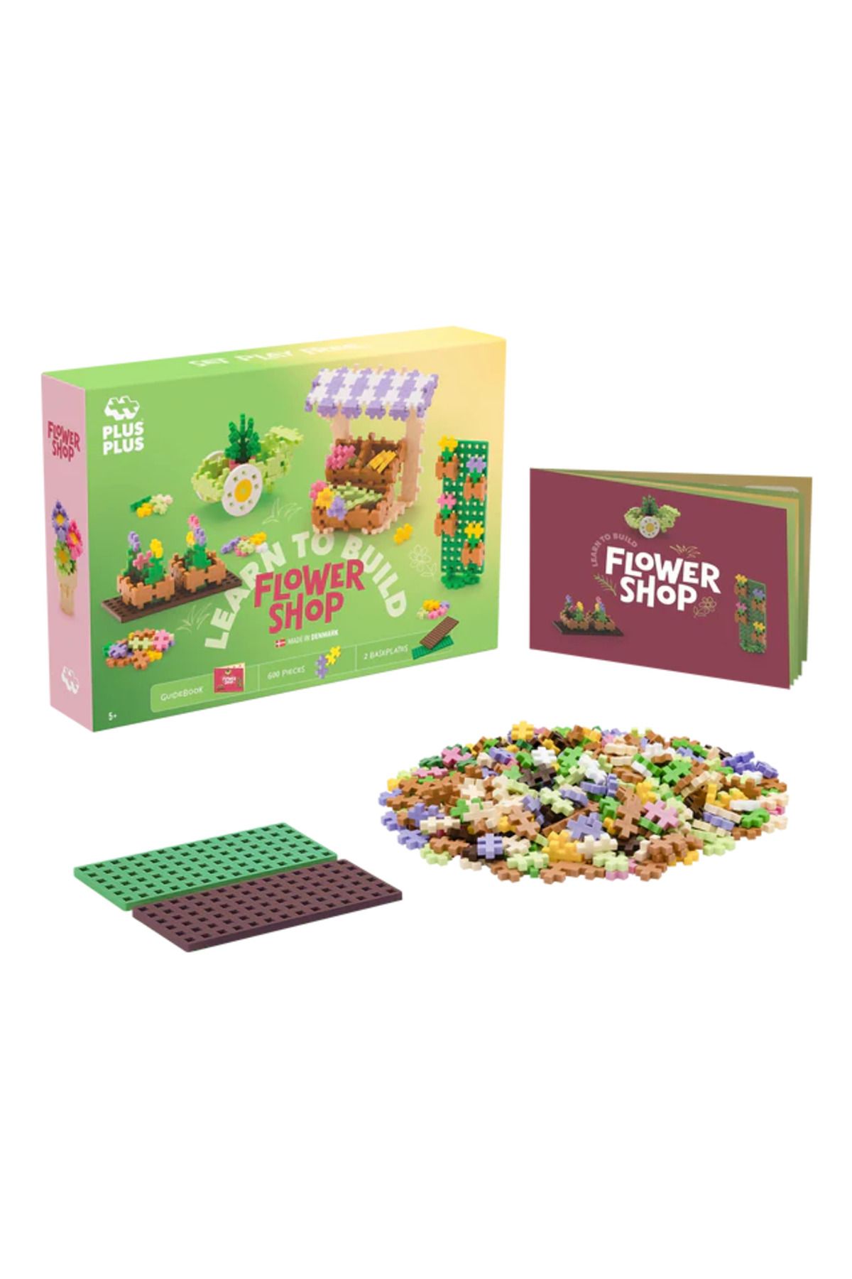 Plus Plus-Plus-Plus construction set, 600 pieces, Learn to build - Floristry 6