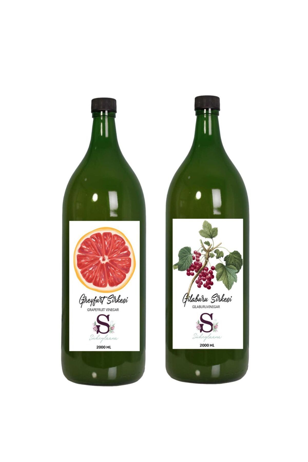Süheylaana Doğal Greyfurt Sirkesi 2000 Ml - Doğal Gilaburu Sirkesi 2000 Ml