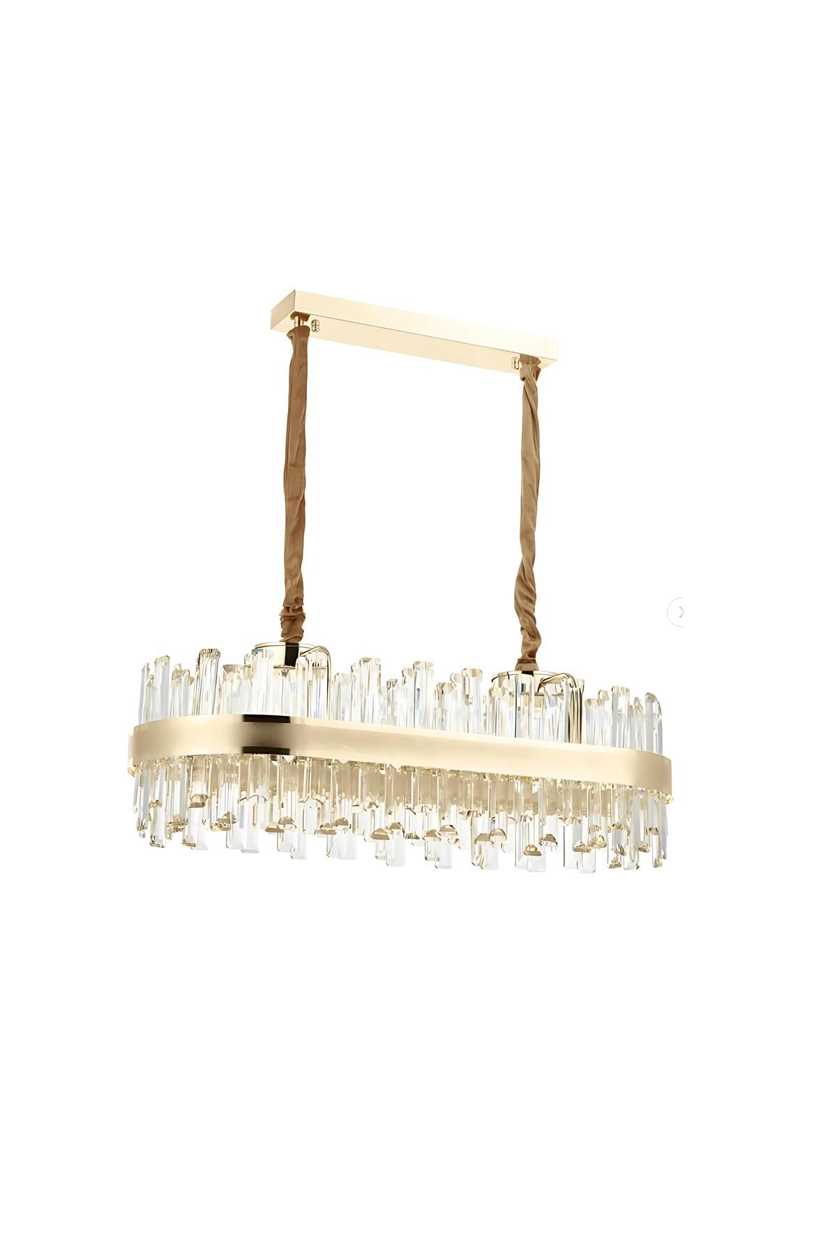 Bahar Aydınlatma Rico Taşlı Rose Gold LED Avize