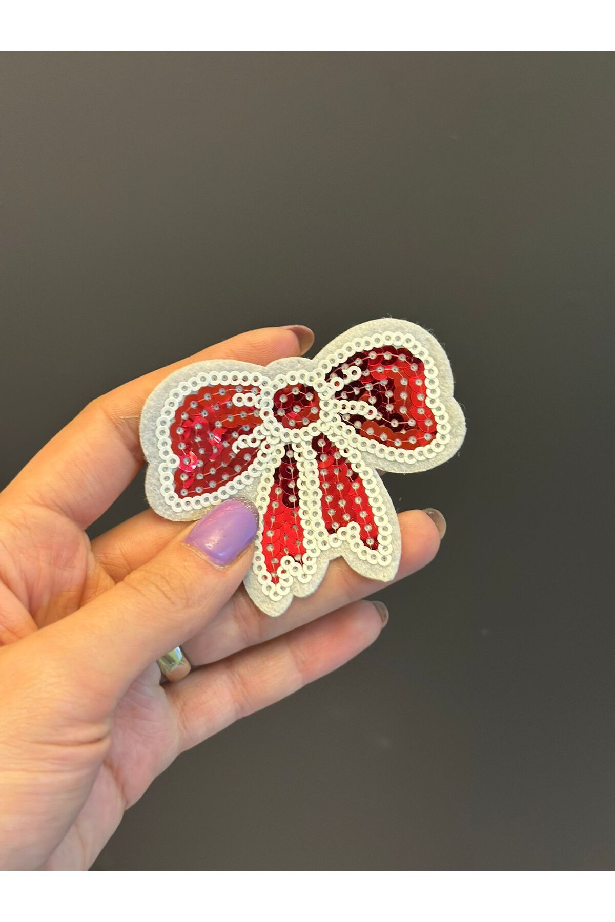 Gönülden Tasarım ÜTÜ İLE YAPIŞAN FİYONK ARMA 7X6 CM