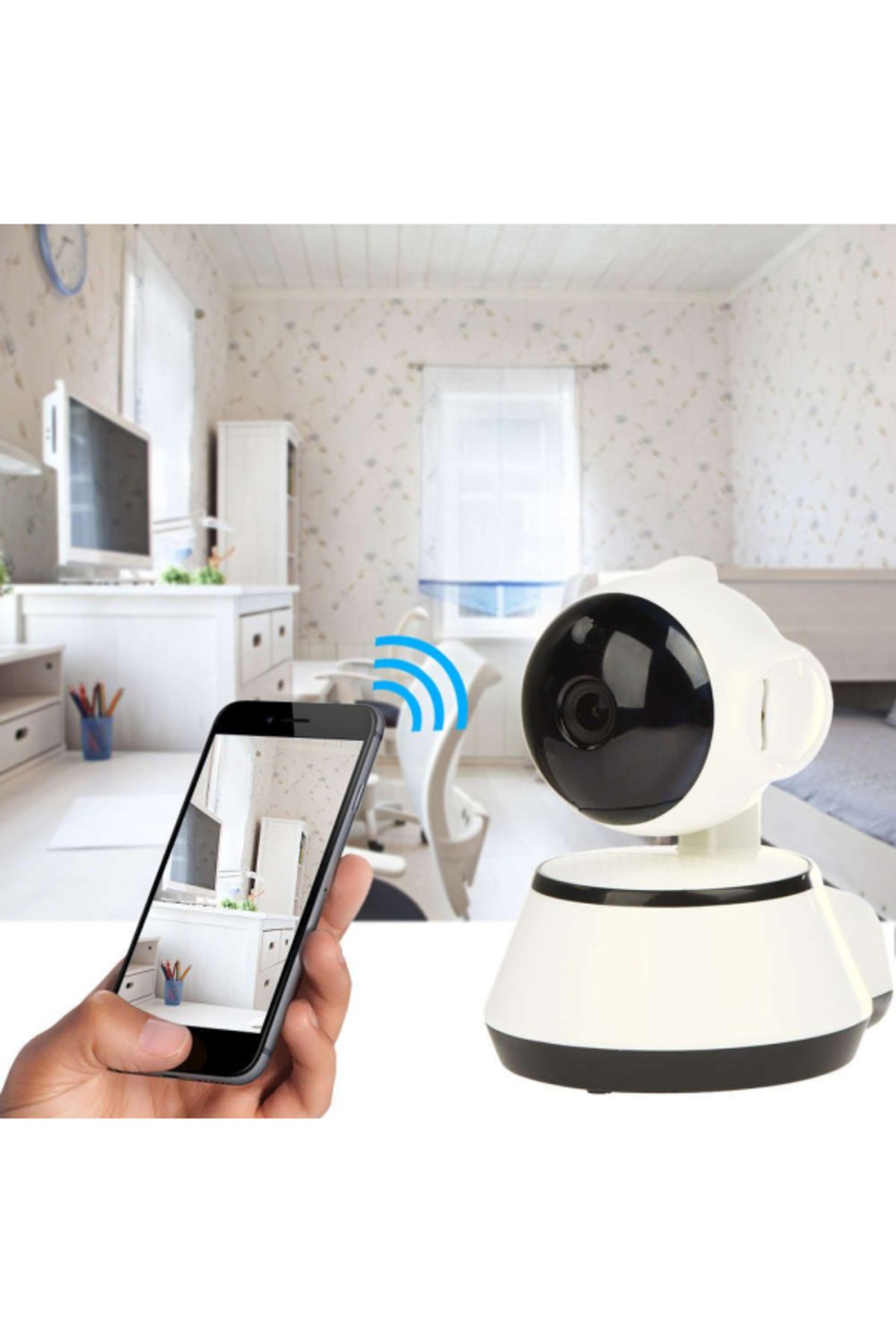MACON-Wireless Smart IP Security Camera – WiFi Surveillance Cam for Home & Office – White 2