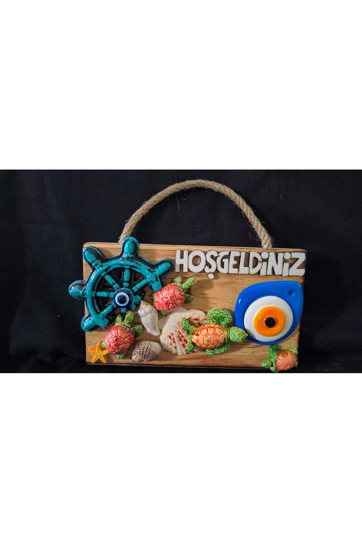 Land of Souvenir Hoşgeldin Dekoratif Tabela