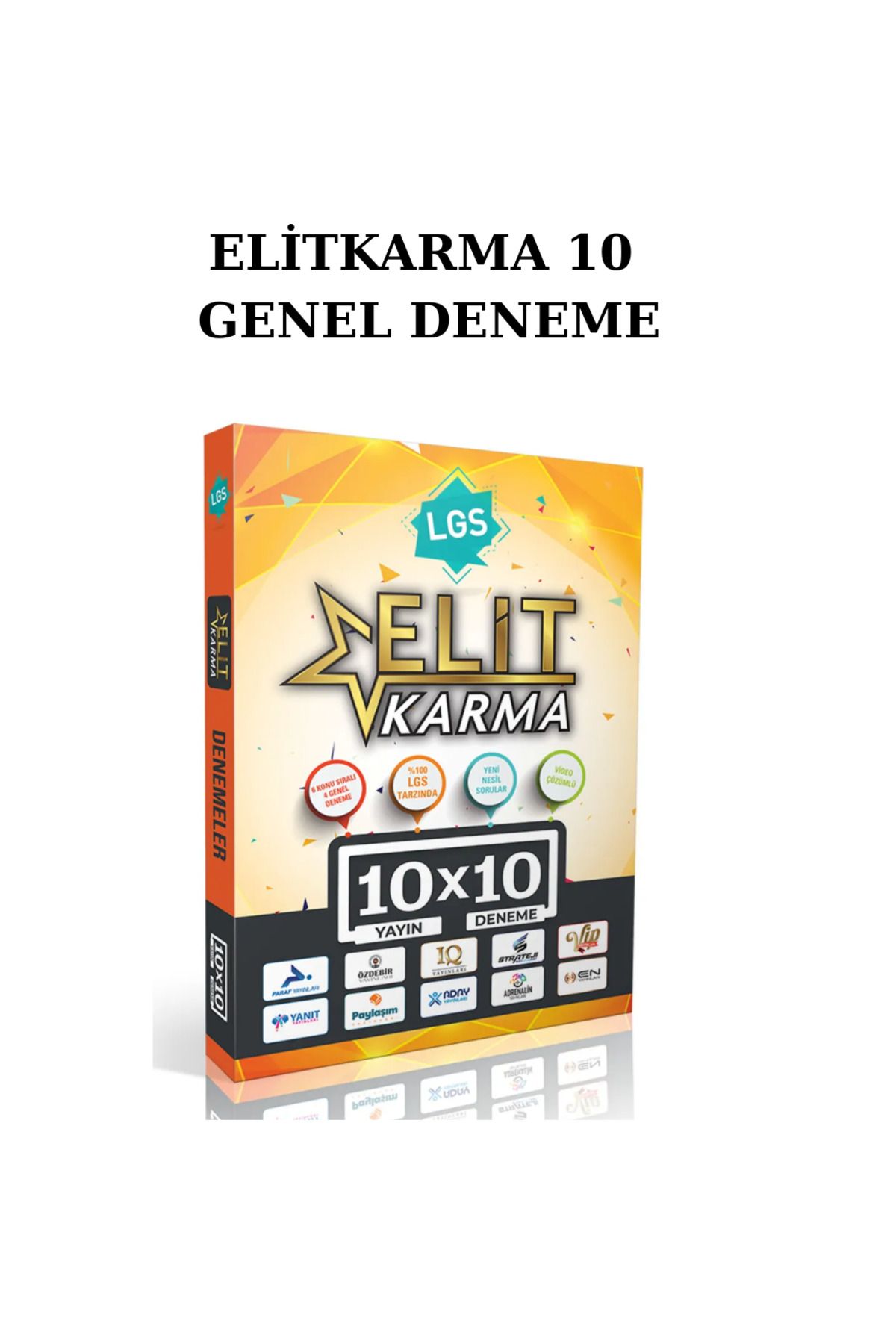 Strateji Yayınları 8.Sınıf Lgs Elit Karma 10x10 Deneme 2025