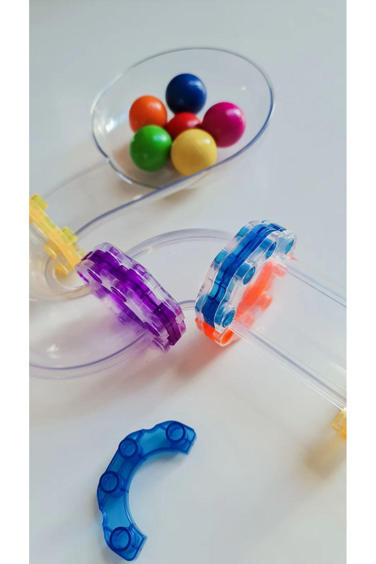 Magblox-Connector set for Magbrix Marble Run ball circuit 3