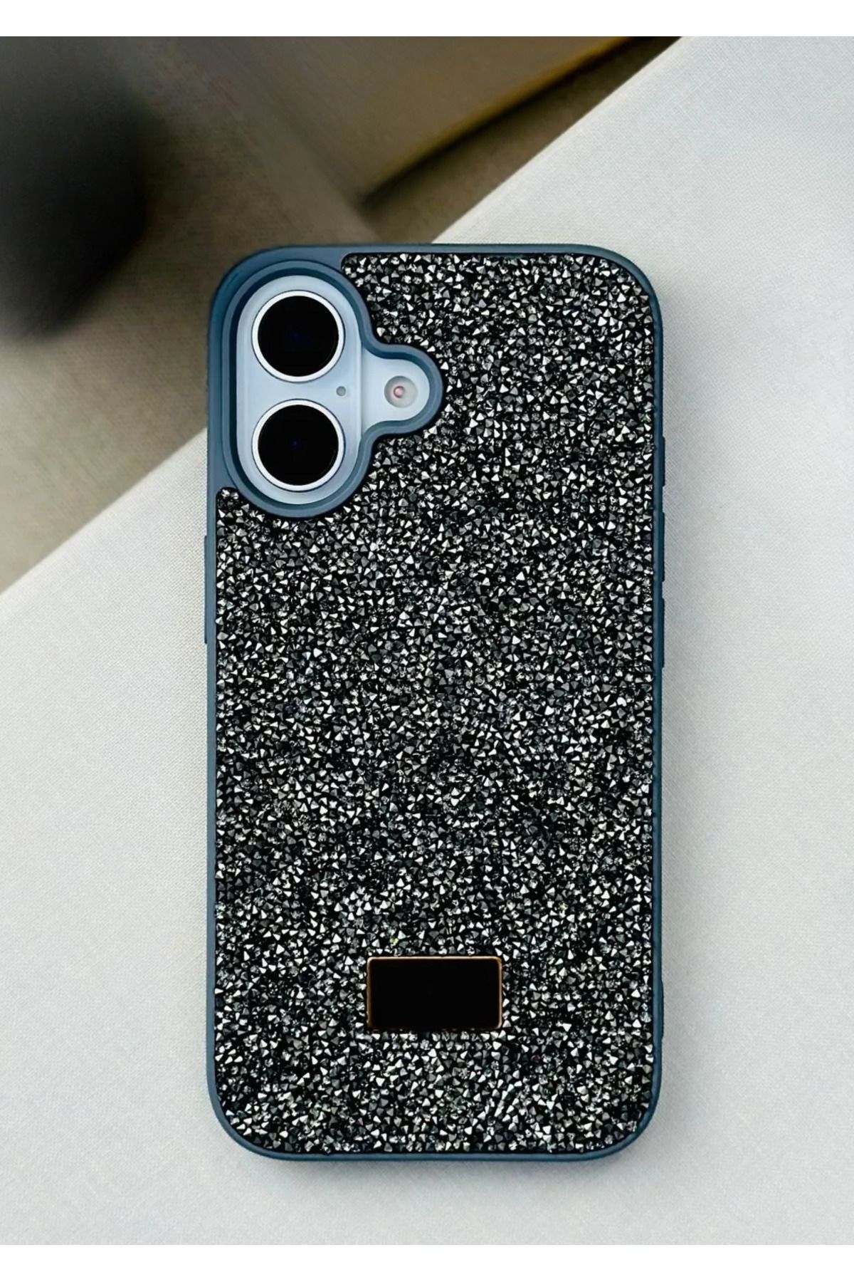 BCASE İphone 16 Taşlı Kılıf Parlak Elmas Tasarım Lüx