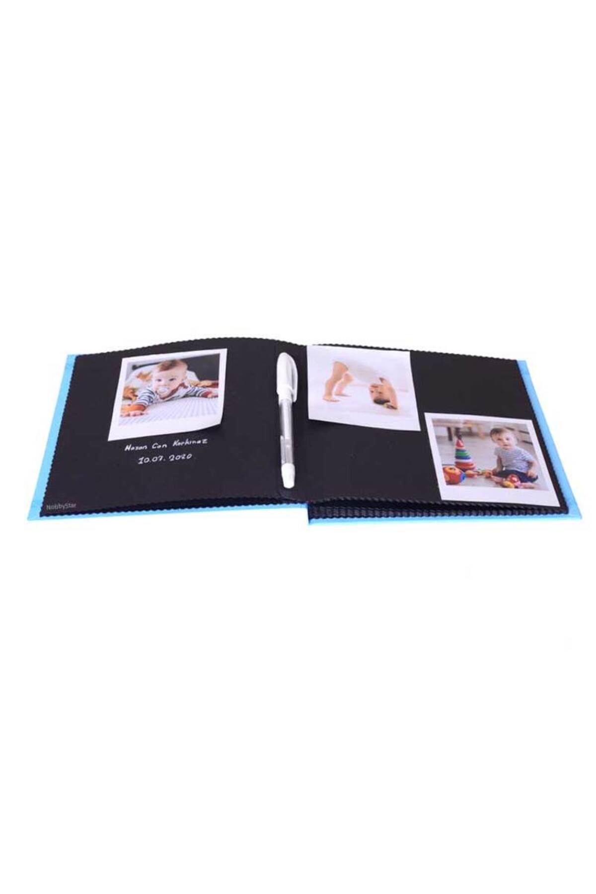 Genel Markalar Leylek Bebek Anı Defteri - Beyaz Kalem Hediyeli fotoğrafı 3 (önizleme)
