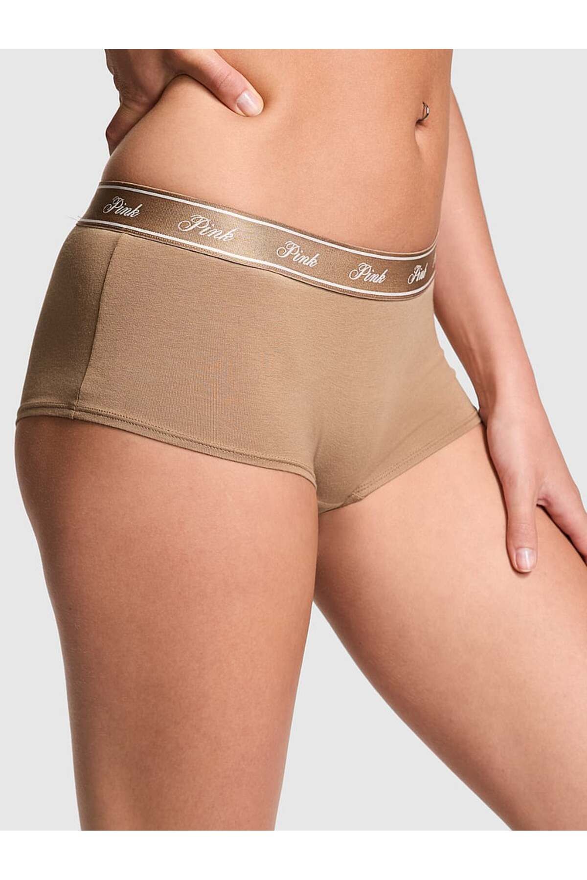PINK Logolu Pamuklu Boyshort Külot