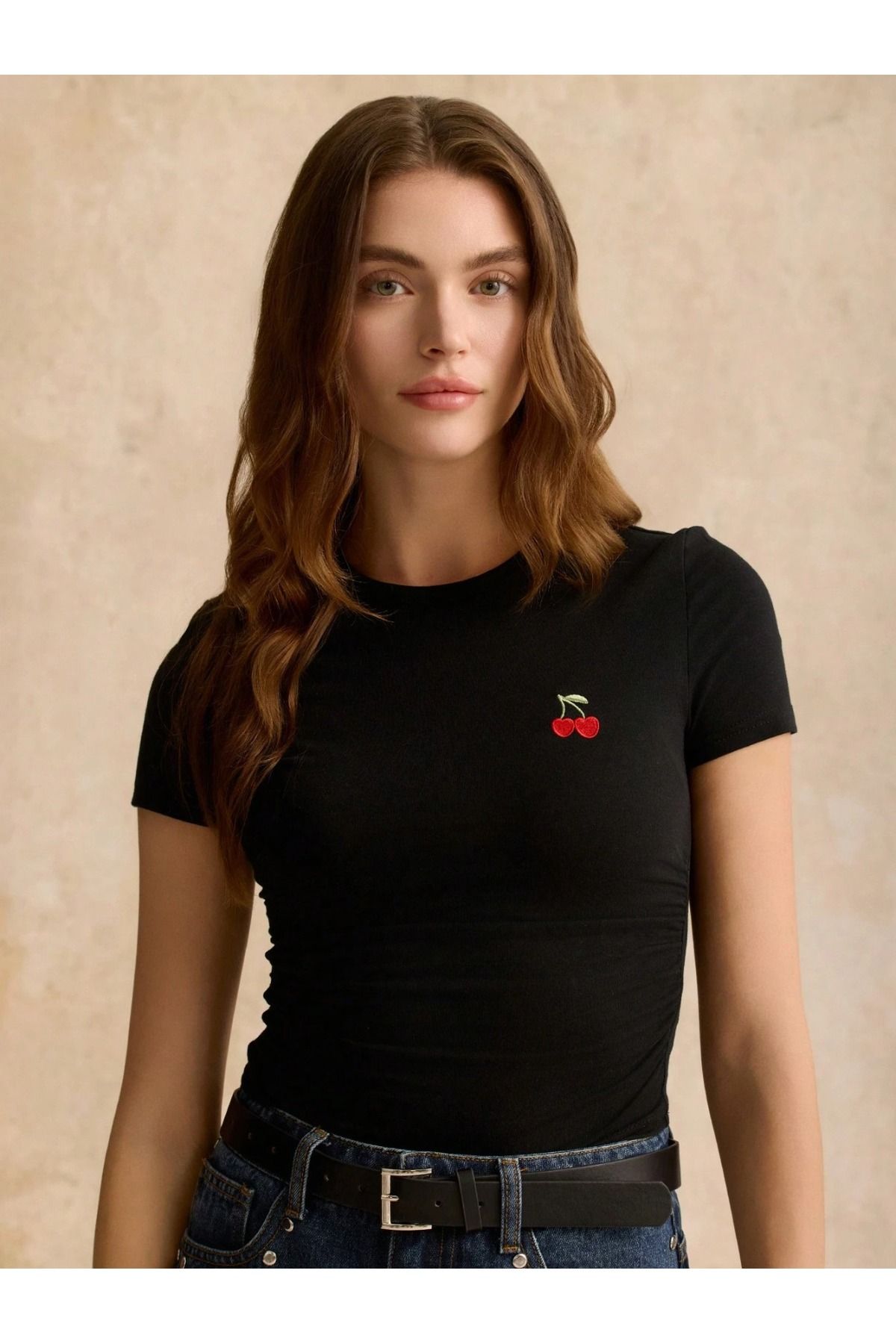 JANSO GROUP - KADIN CROP TSHIRT BASKILI 03