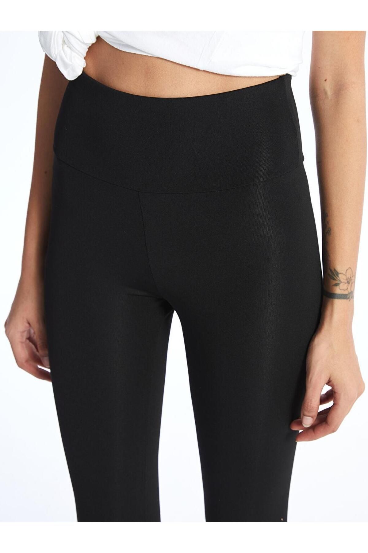 LC Waikiki-Leggings drepte pentru femei, cu talie elastică, extra strâmți (S4) 5