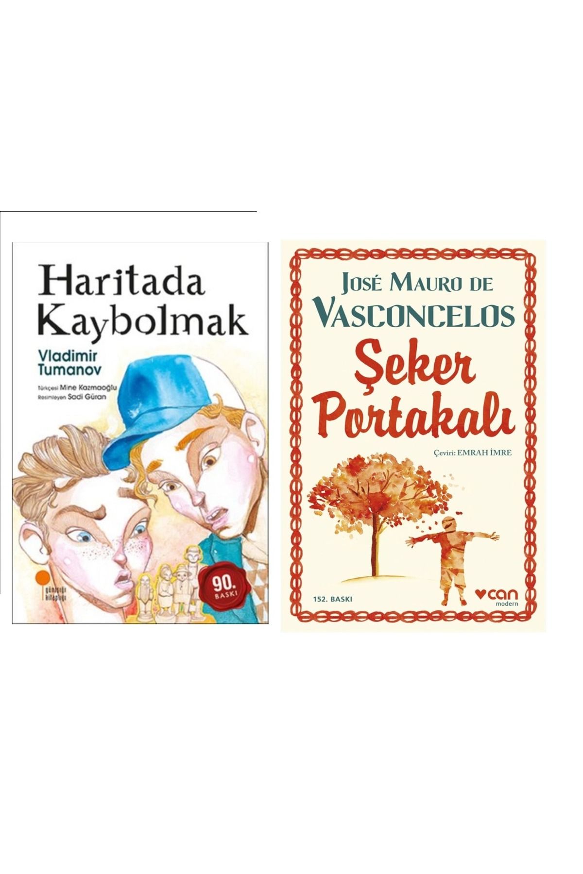 Günışığı Kitaplığı Haritada Kaybolmak & Şeker Portakalı ( 2 Li Set)