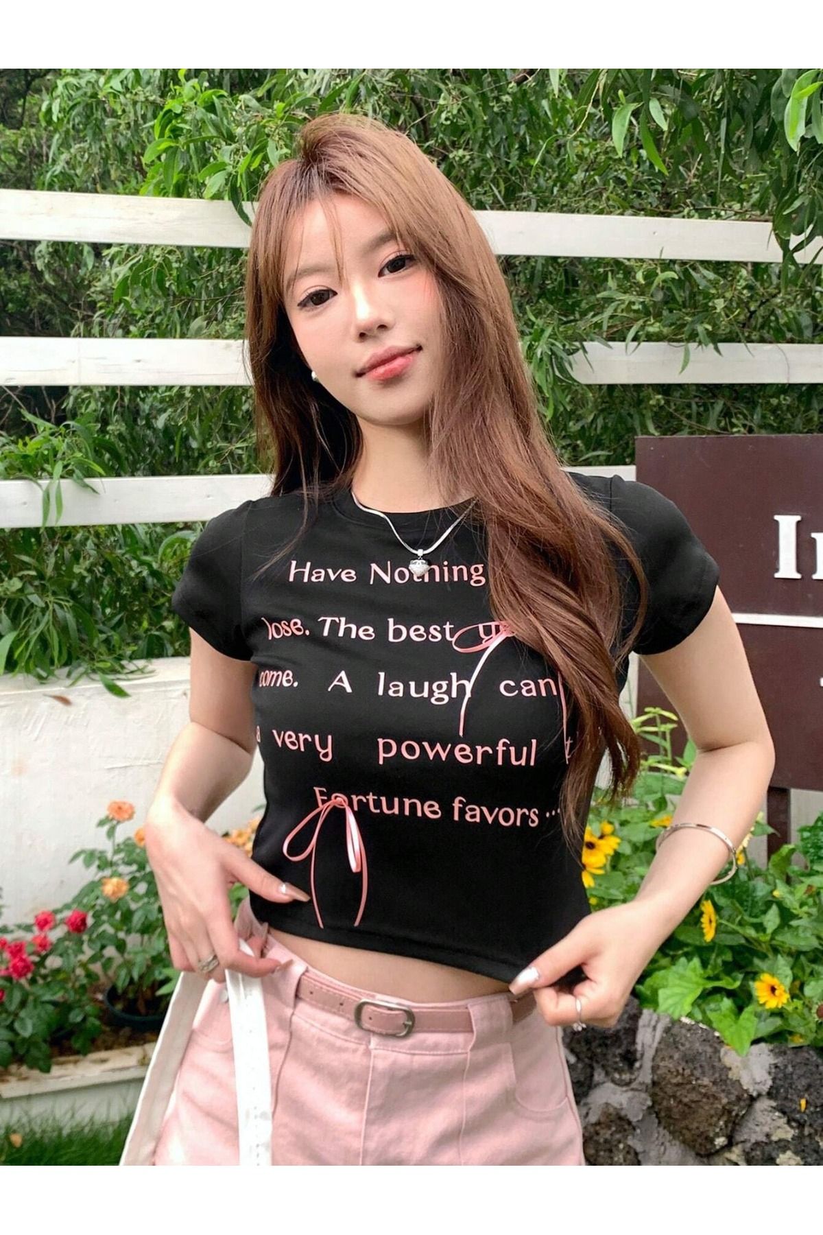 JANSO GROUP - KADIN CROP TSHIRT BASKILI 03